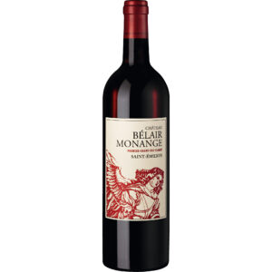 Château Belair Monange, Saint-Emilion AOP, 1er Grand Cru Classé, Bordeaux, 2019, Rotwein