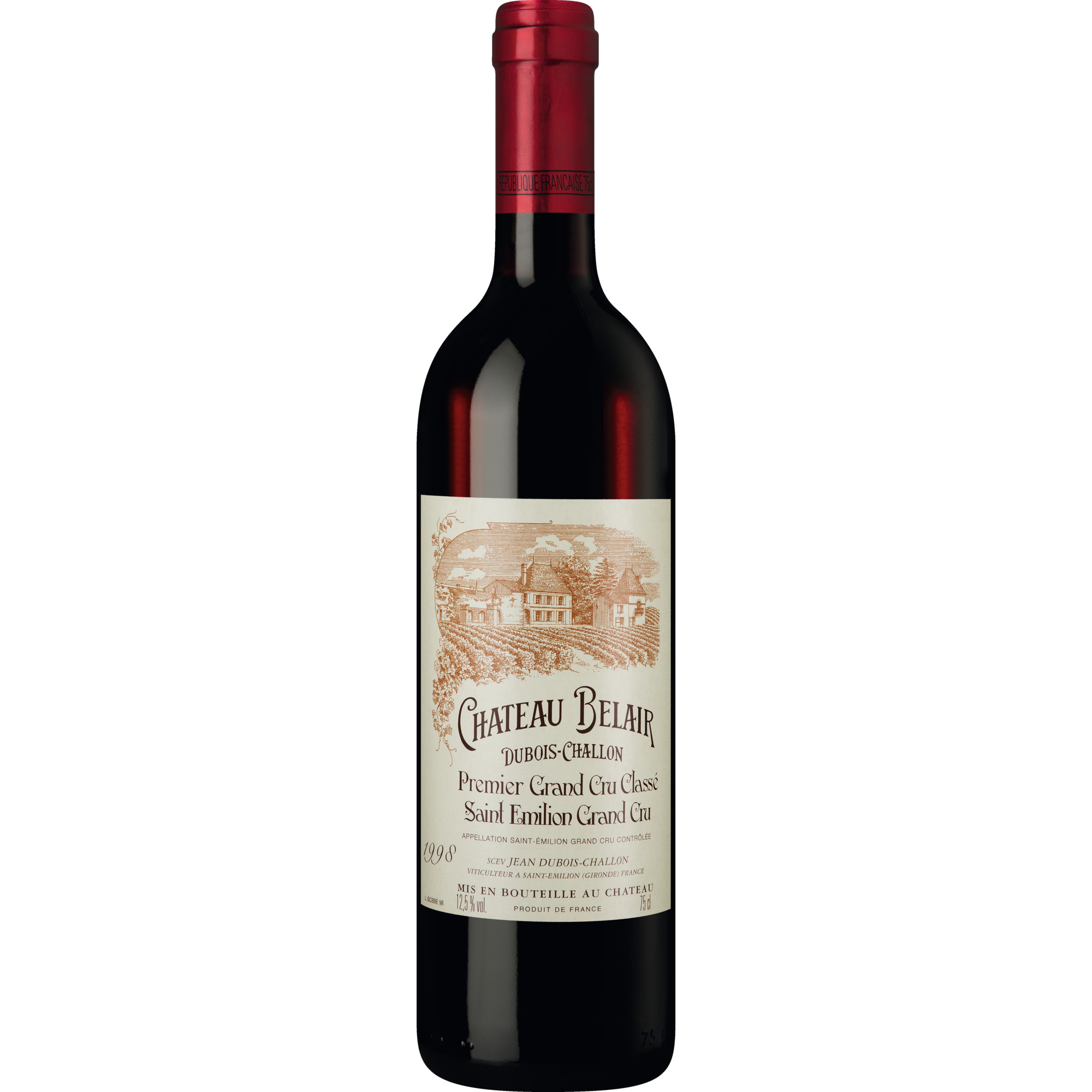 Château Belair, Saint Emilion AC, 1er Grand Cru Classé B, Bordeaux, 2000, Rotwein