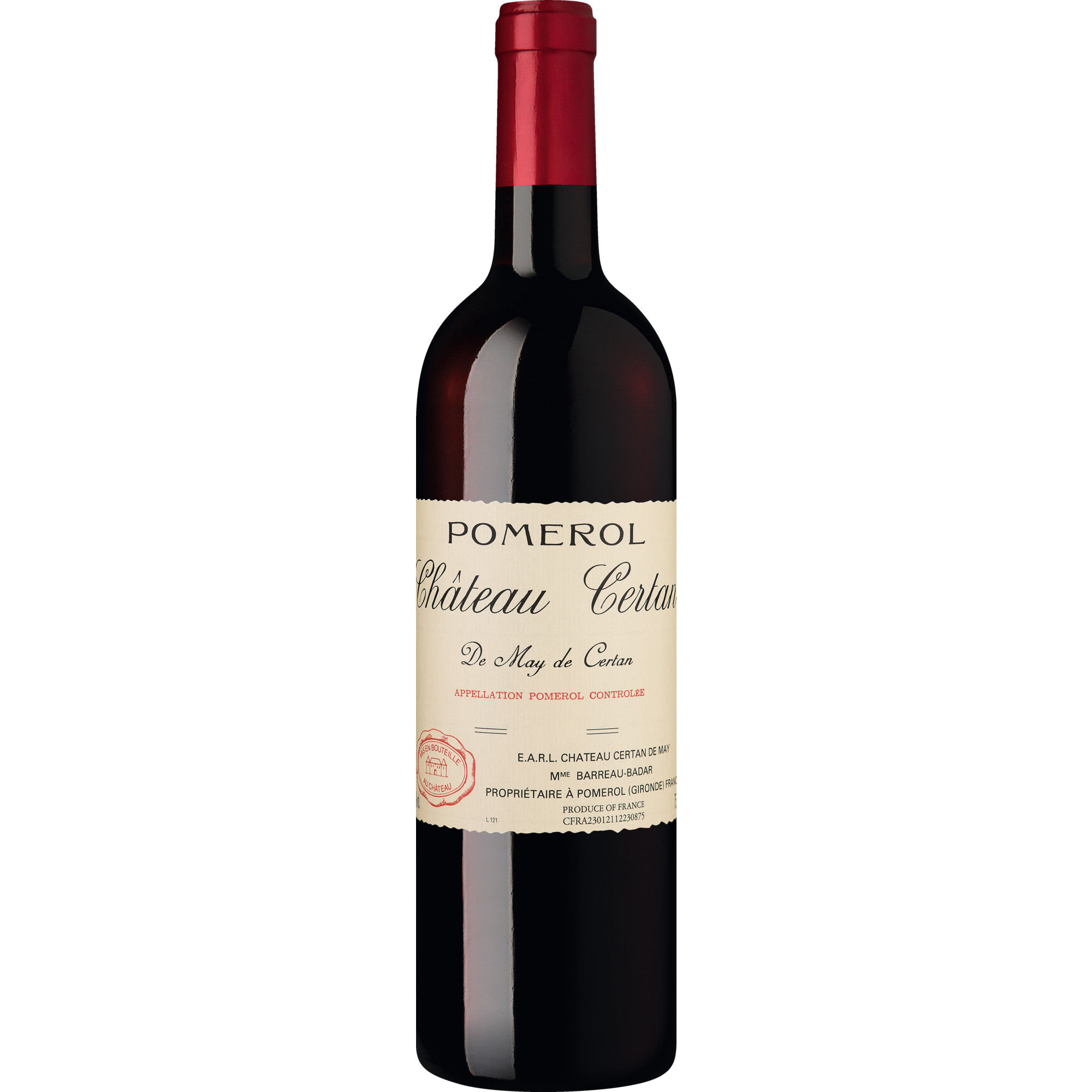 Château Certan de May, Pomerol AOP, Bordeaux, 2022, Rotwein