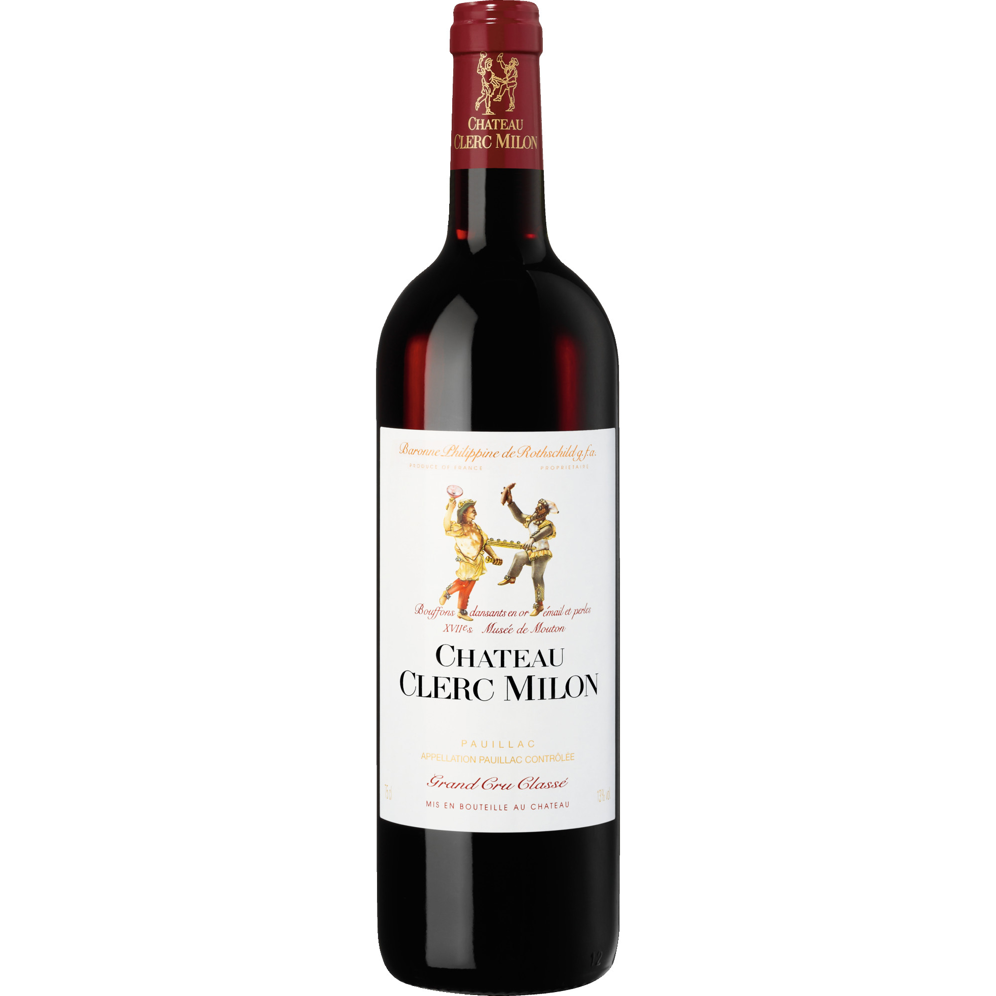 Château Clerc-Milon, Pauillac AOP, 5ème Cru Classé, Bordeaux, 2018, Rotwein
