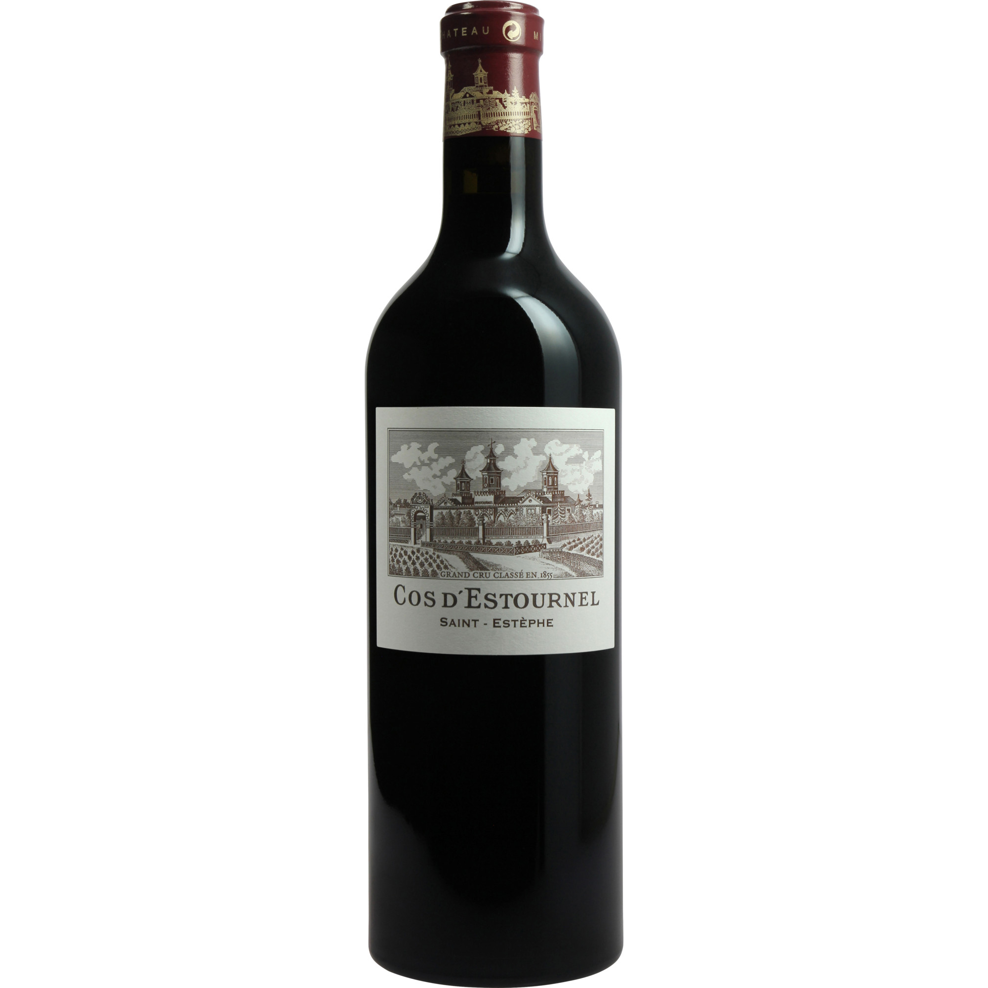 Château Cos d'Estournel Grand Cru Classé, Saint-Estèphe AOP, 12er Holzkiste, Bordeaux, 2017, Rotwein