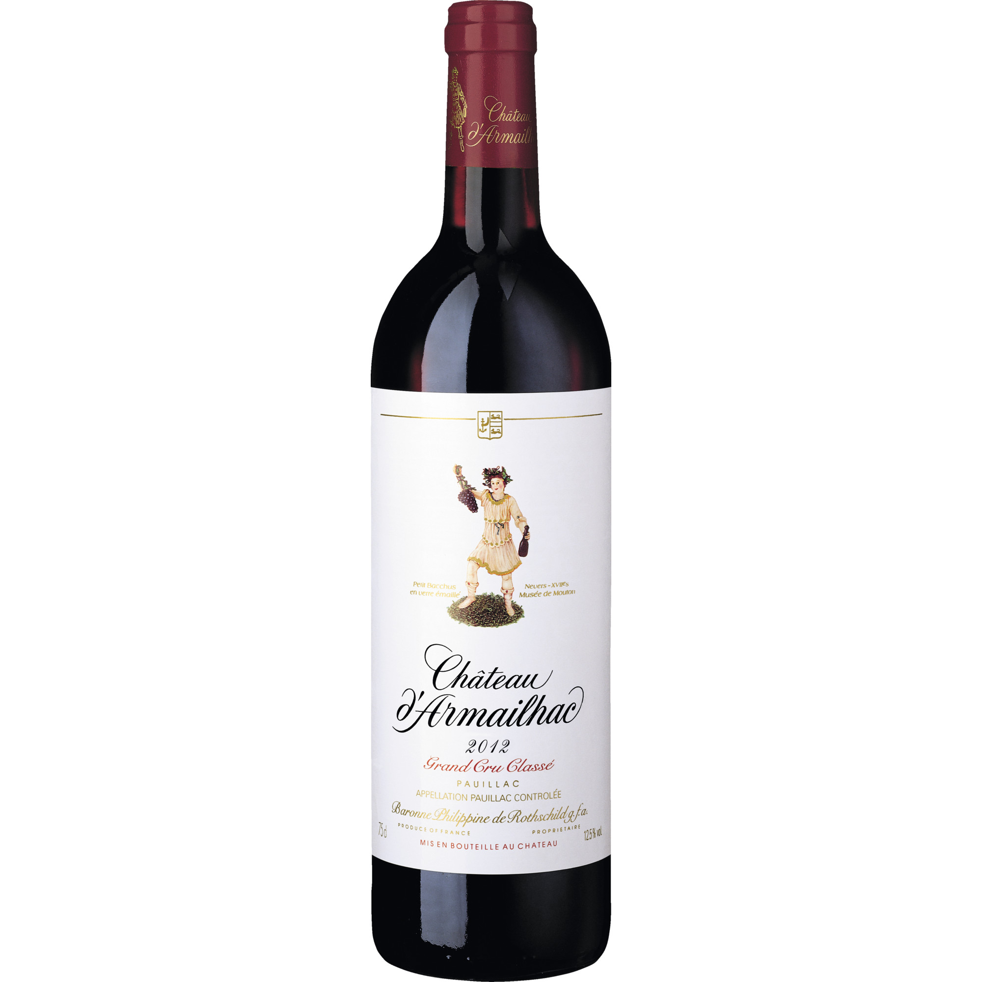 Château d'Armailhac, Pauillac A.C., 5ème Cru Classé, Bordeaux, 2012, Rotwein
