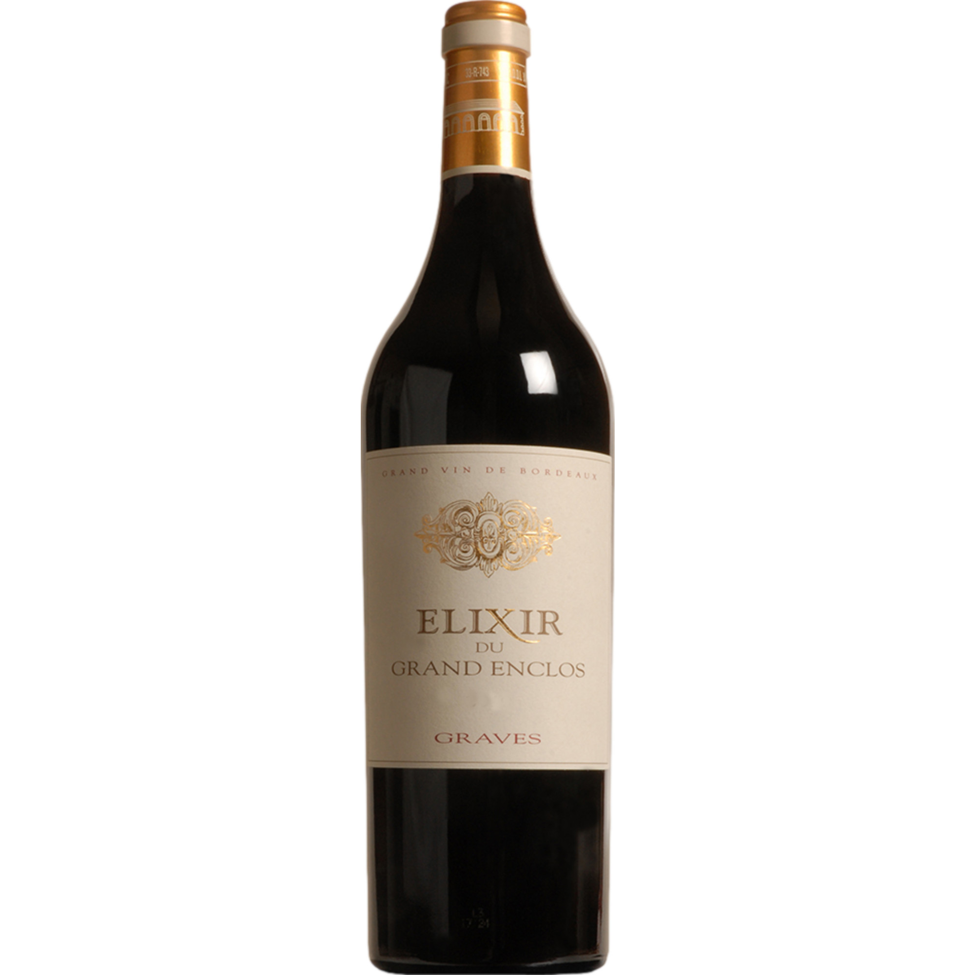 Château de Cérons Elixir du Grand Enclos Rouge, Graves AOP, Bordeaux, 2020, Rotwein