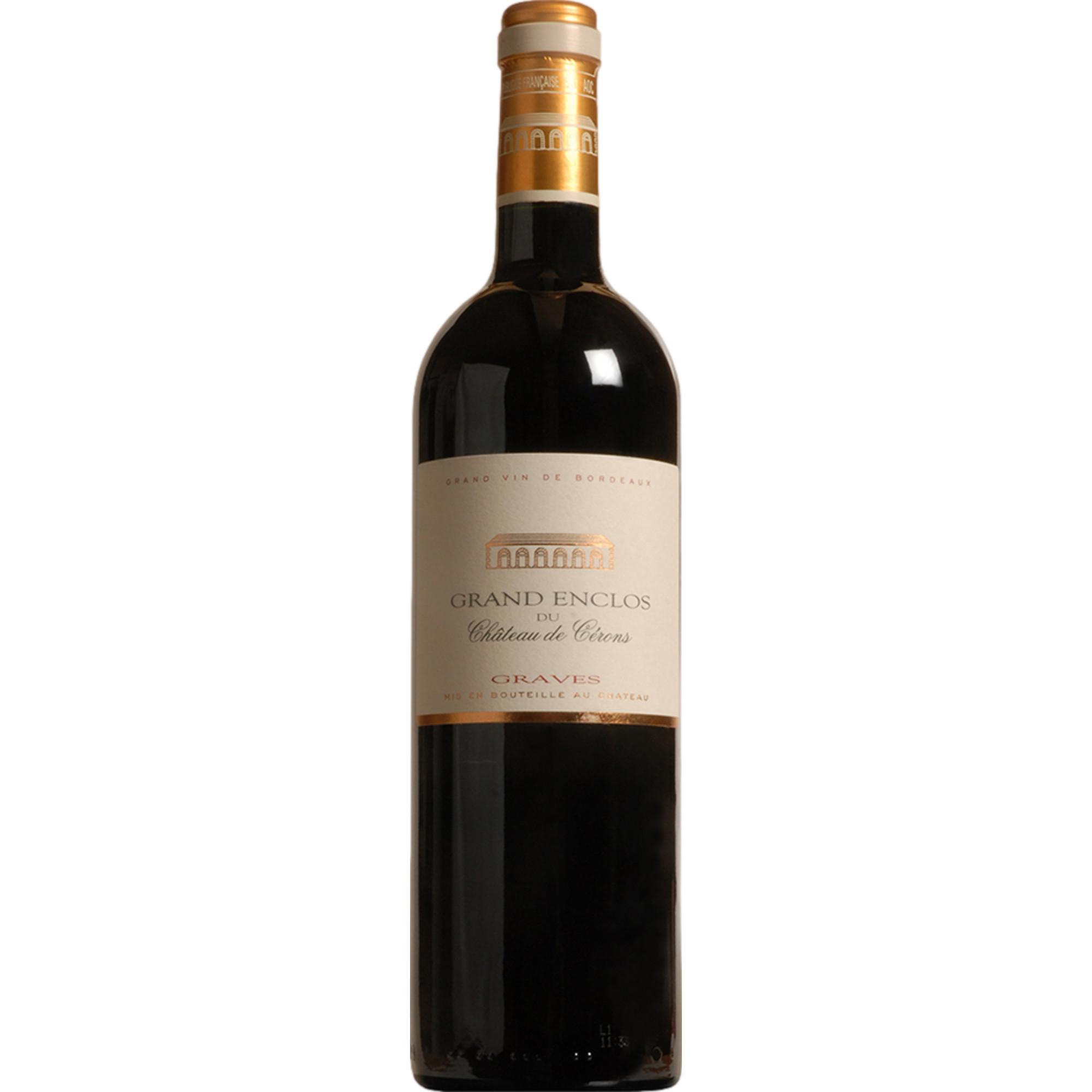Château de Cérons Grand Enclos Rouge, Graves AOP, Bordeaux, 2022, Rotwein