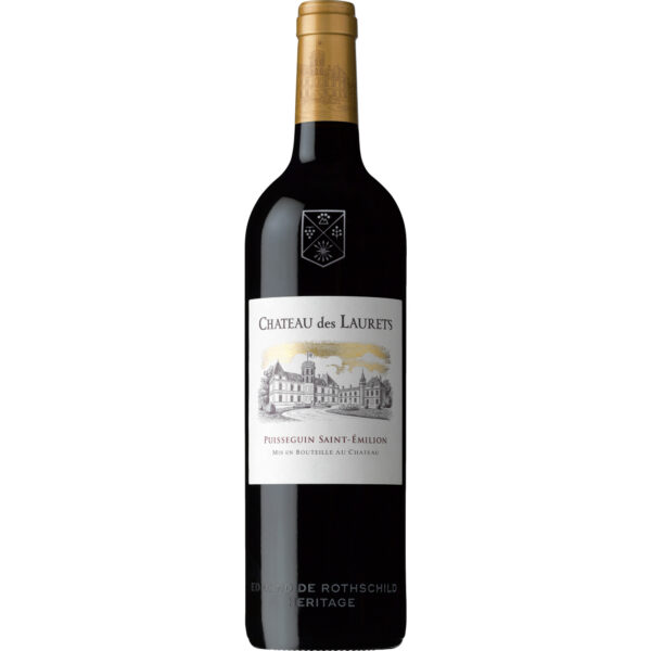 Château des Laurets, Puisseguin Saint-Emilion AOP, Bordeaux, 2019, Rotwein