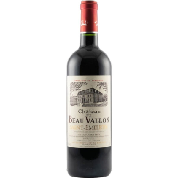Château du Beau Vallon, Saint-Émilion AOP, Bordeaux, 2020, Rotwein