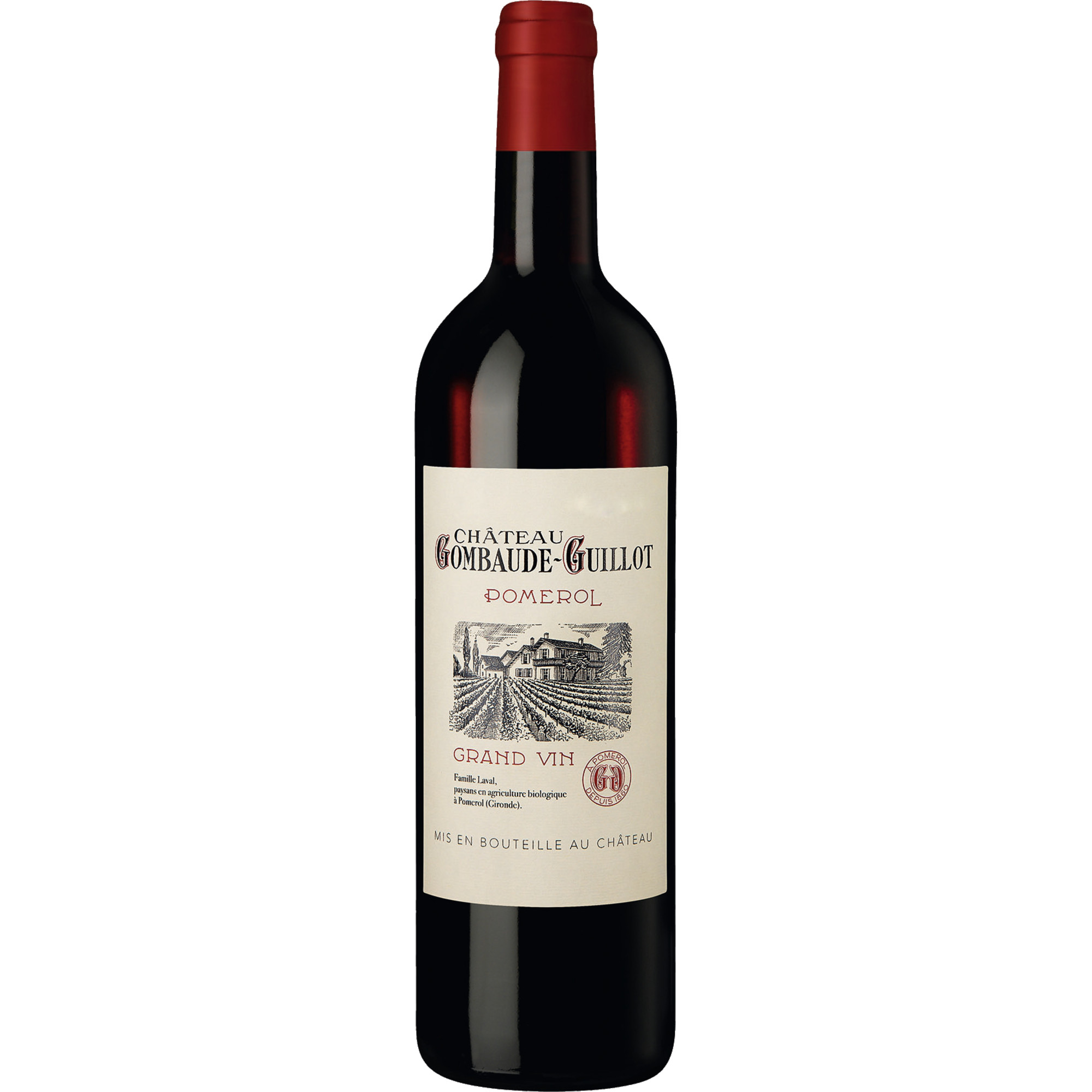 Château Gombaude-Guillot, Pomerol AOP, Bordeaux, 2015, Rotwein