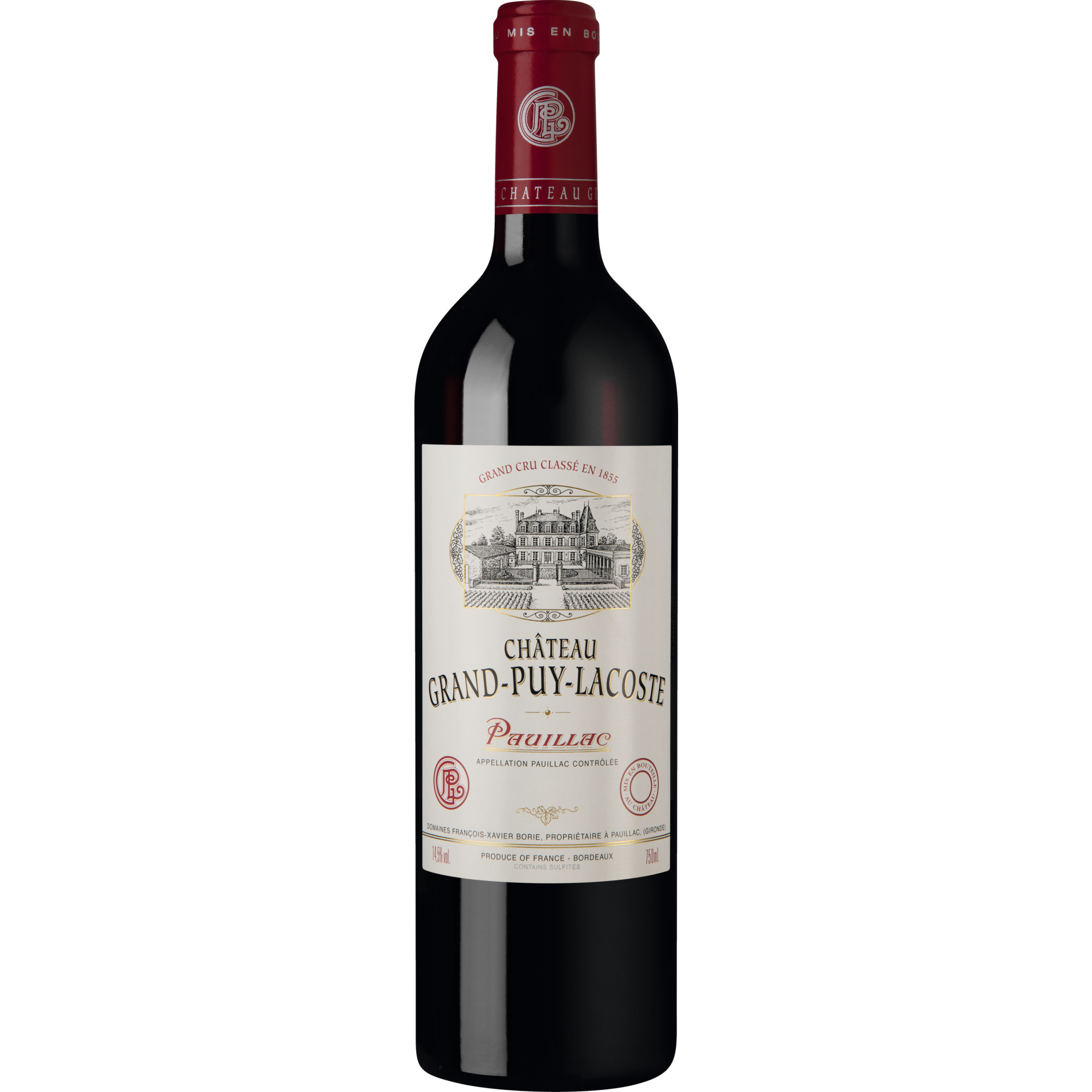 Château Grand-Puy-Lacoste, Pauillac AOP, 5ème Cru Classé, Bordeaux, 2020, Rotwein