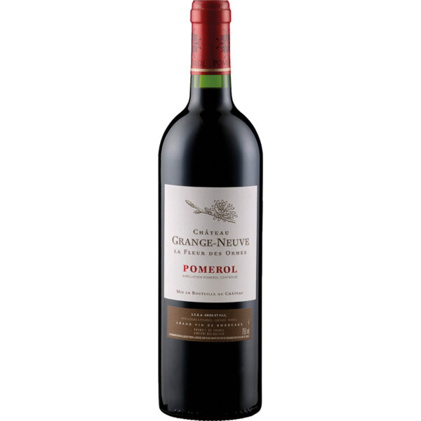 Château Grange Neuve La Fleur des Ormes Pomerol, Pomerol AOP, Bordeaux, 2019, Rotwein