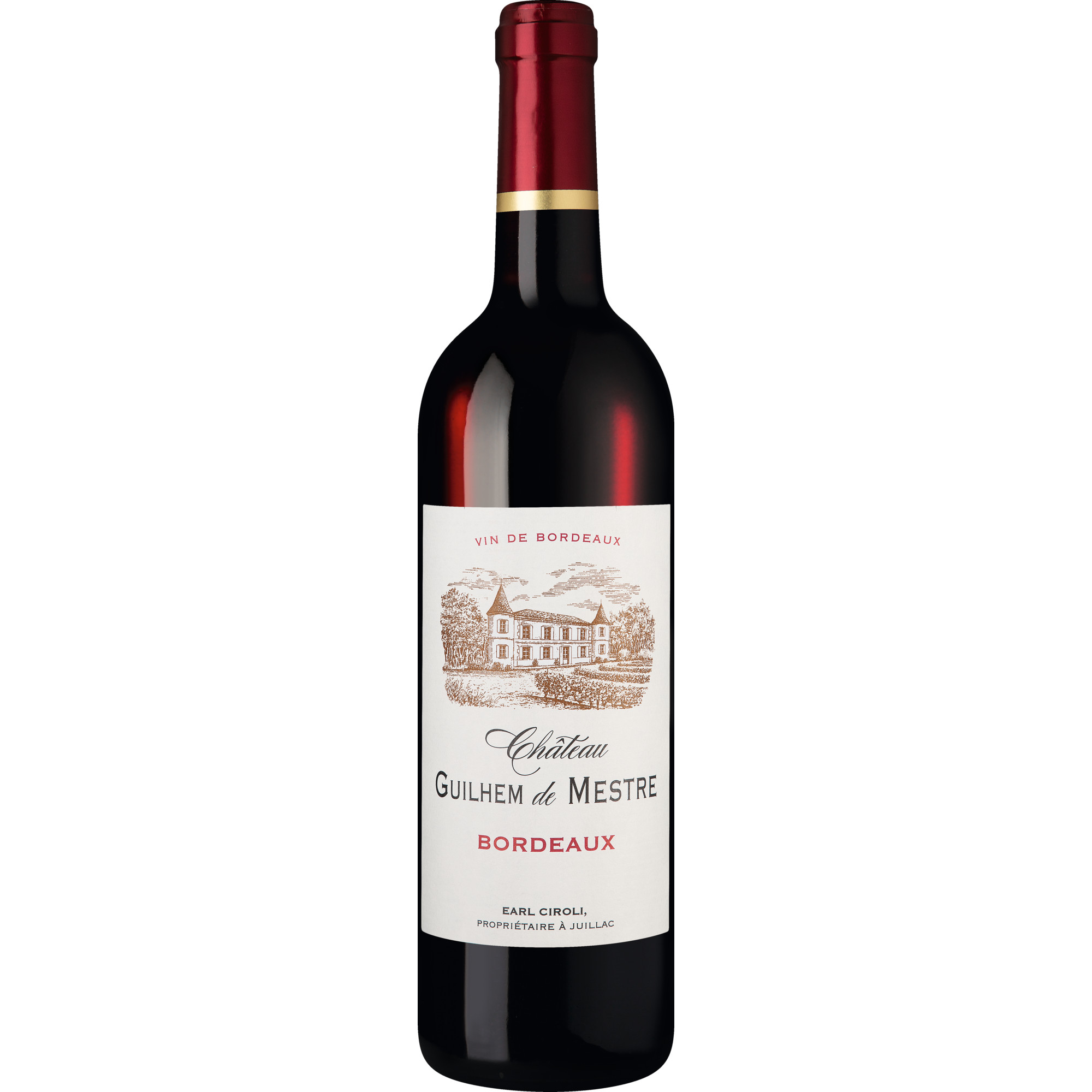 Château Guilhem de Mestre, Bordeaux AOP, Bordeaux, 2023, Rotwein