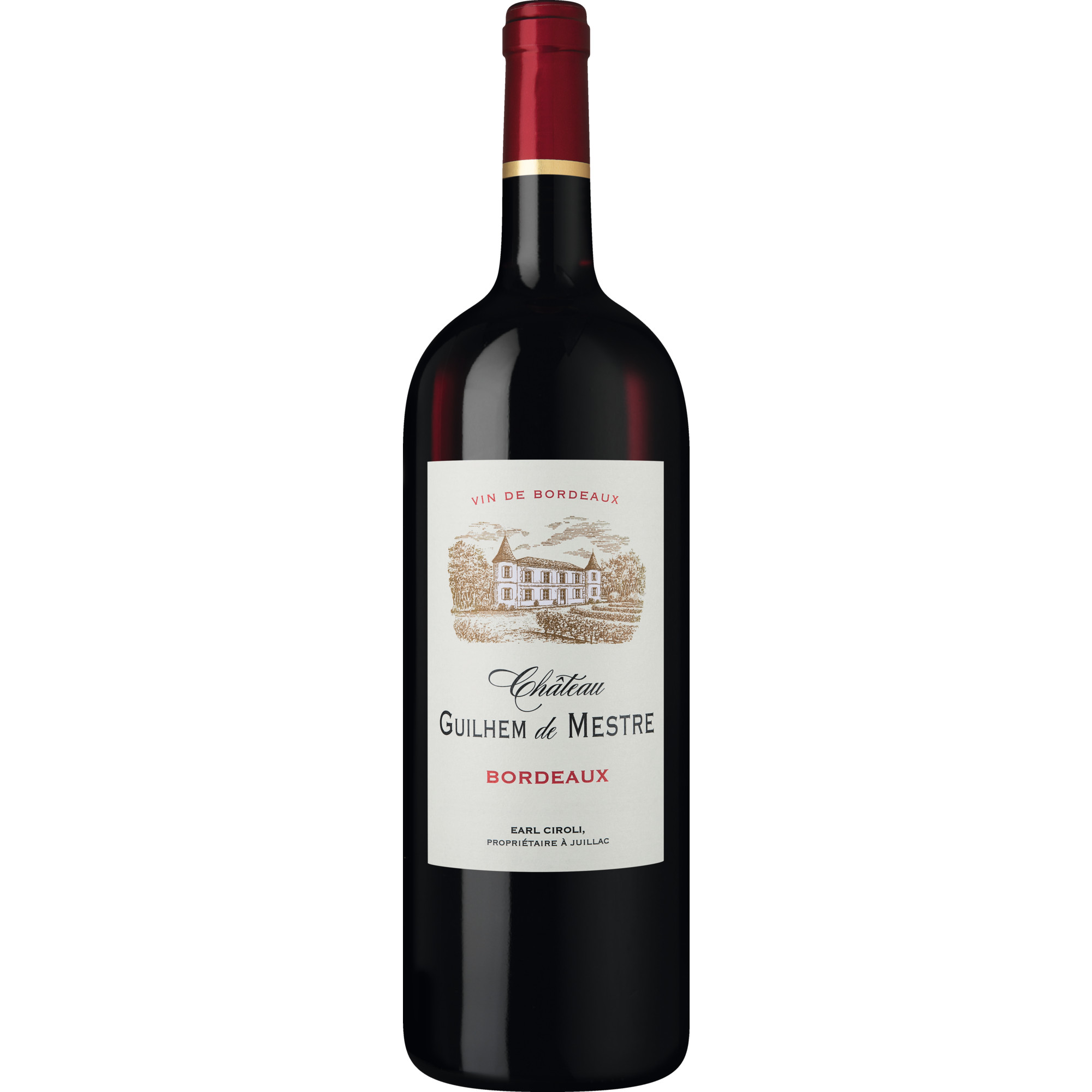 Château Guilhem de Mestre, Bordeaux AOP, Magnum, Bordeaux, 2023, Rotwein