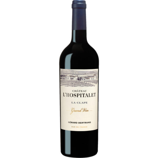 Château Hospitalet Grand Vin Rouge, La Clape AOP, 6er OHK, Languedoc-Roussillon, 2022, Rotwein