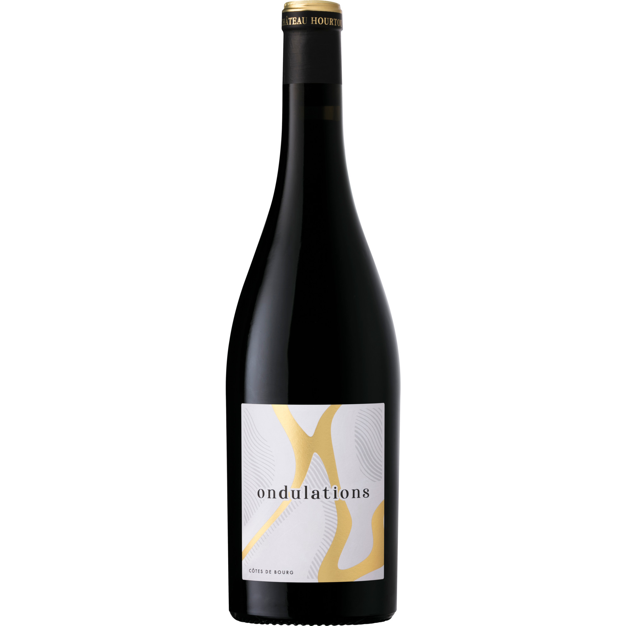Château Hourtou Ondulations Côtes de Bourg, Côtes de Bourg AOP, Bordeaux, 2019, Rotwein