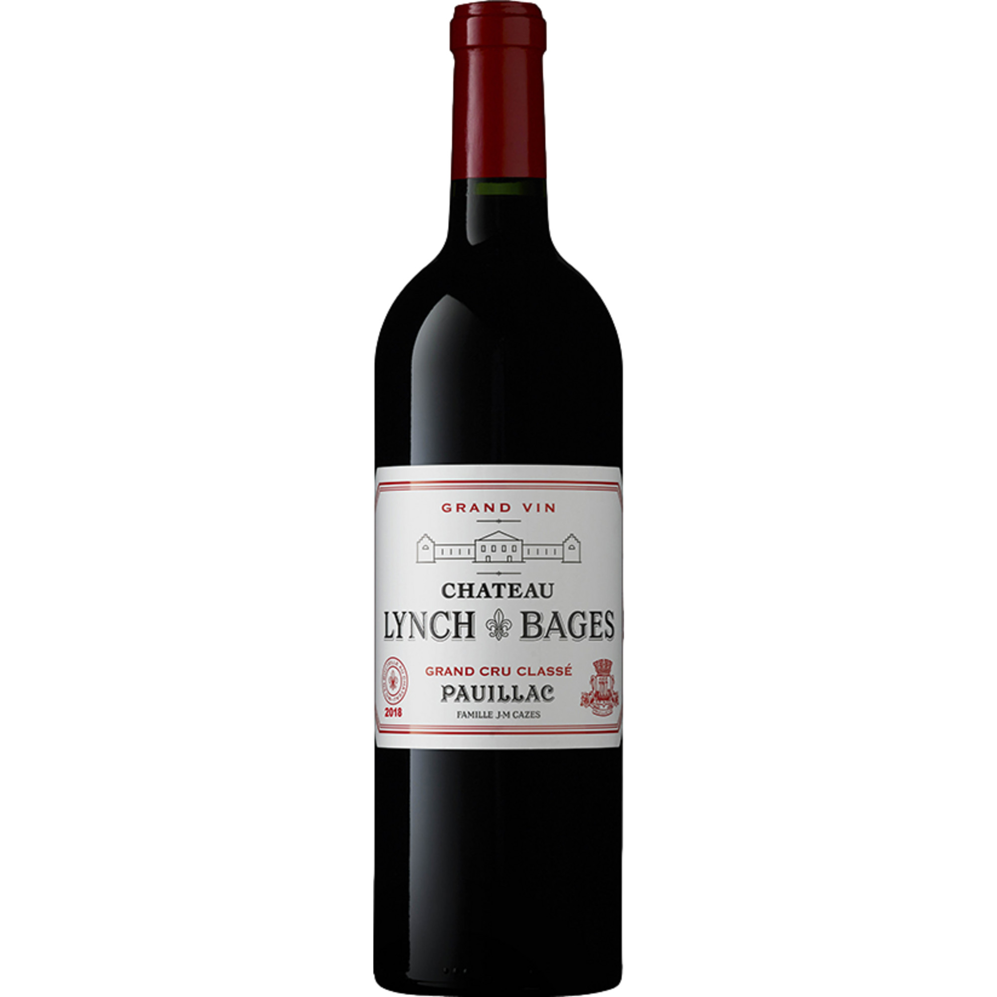 Château Lynch Bages, Pauillac AOP, 5ème Cru Classé, Bordeaux, 2018, Rotwein