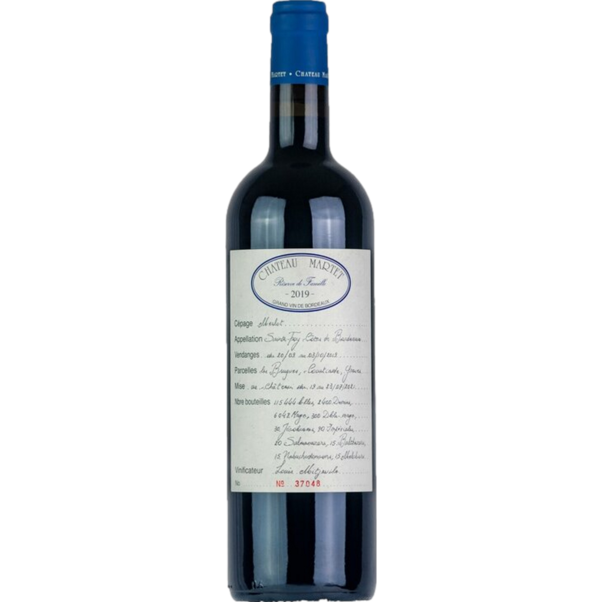 Château Martet Réserve de Famille, Sainte-Foy-Bordeaux AOP, Bordeaux, 2021, Rotwein