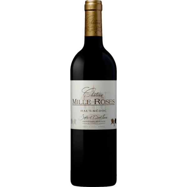 Château Mille Roses Haut Medoc Bio, Haut-Médoc AOP, Bordeaux, 2020, Rotwein