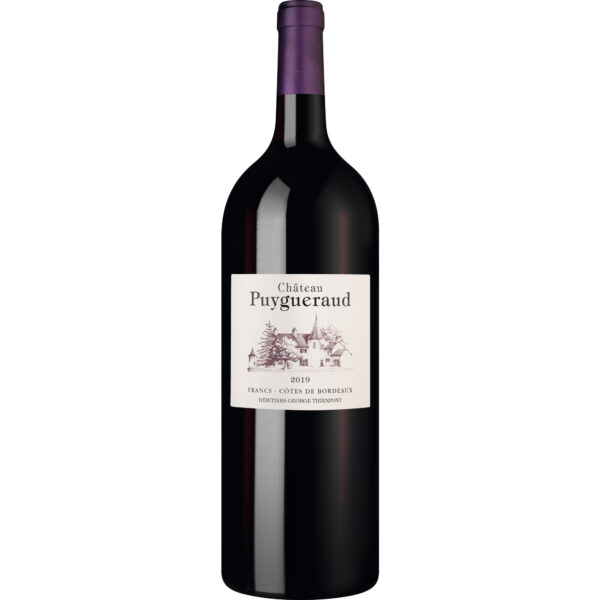 Château Puygueraud, Bordeaux Côtes de Francs AOP, Magnum, Bordeaux, 2019, Rotwein
