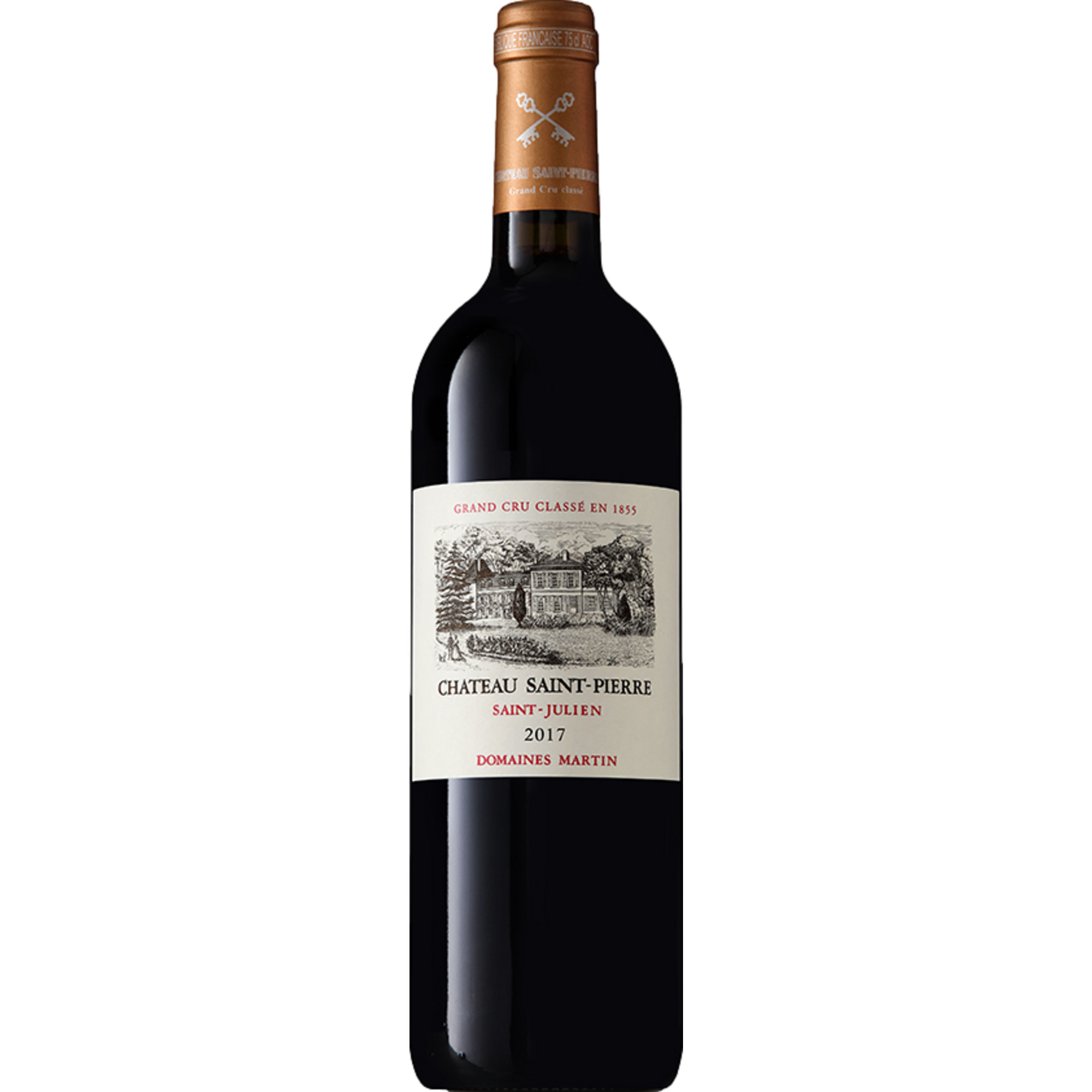 Château Saint-Pierre, Saint-Julien AOP, 4ème Cru Classé, Bordeaux, 2017, Rotwein