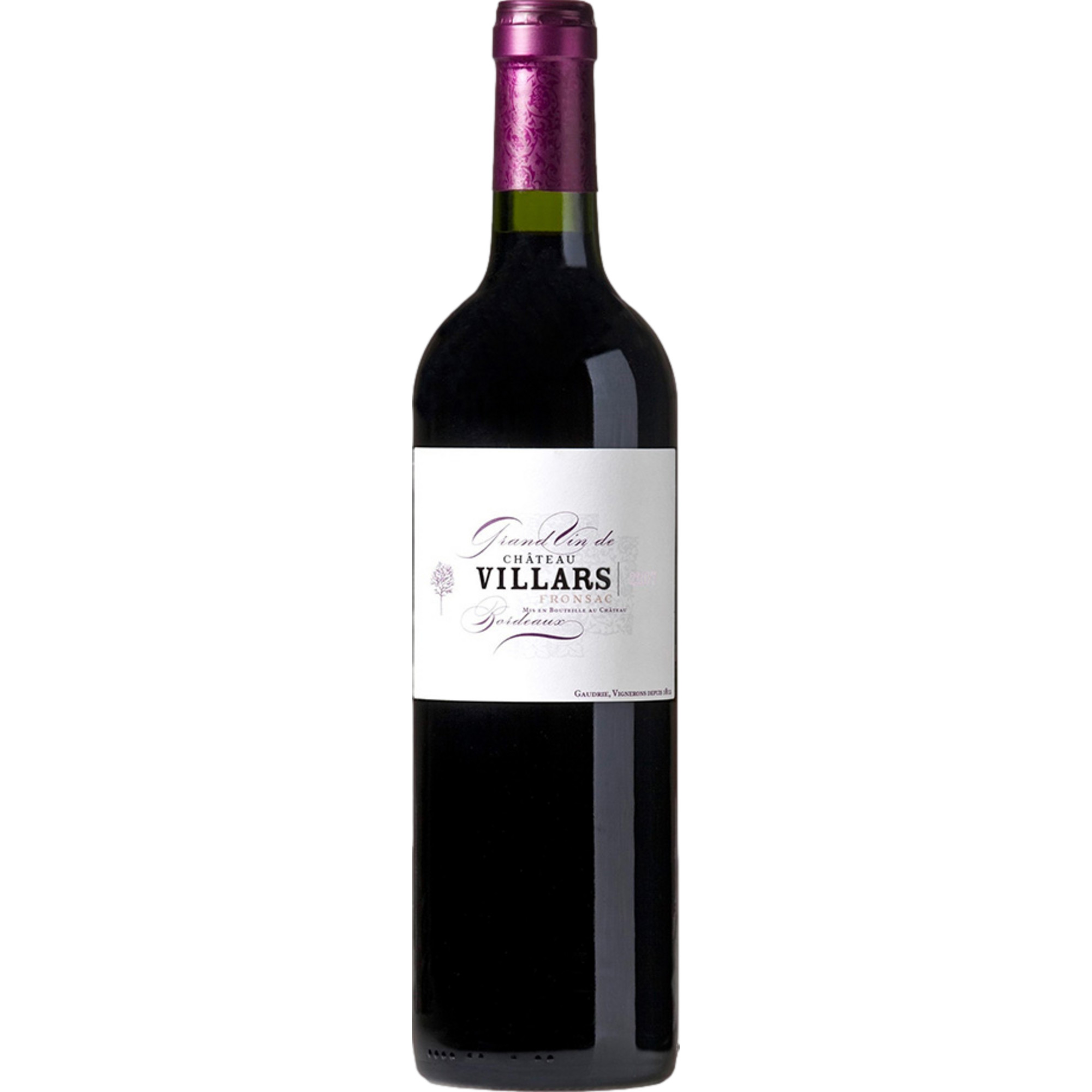 Château Villars, Fronsac AOP, Bordeaux, 2021, Rotwein