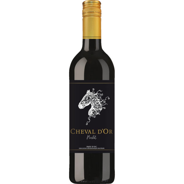 Cheval d'Or Merlot, Pay d'Oc IGP, Languedoc-Roussillon, 2025, Rotwein