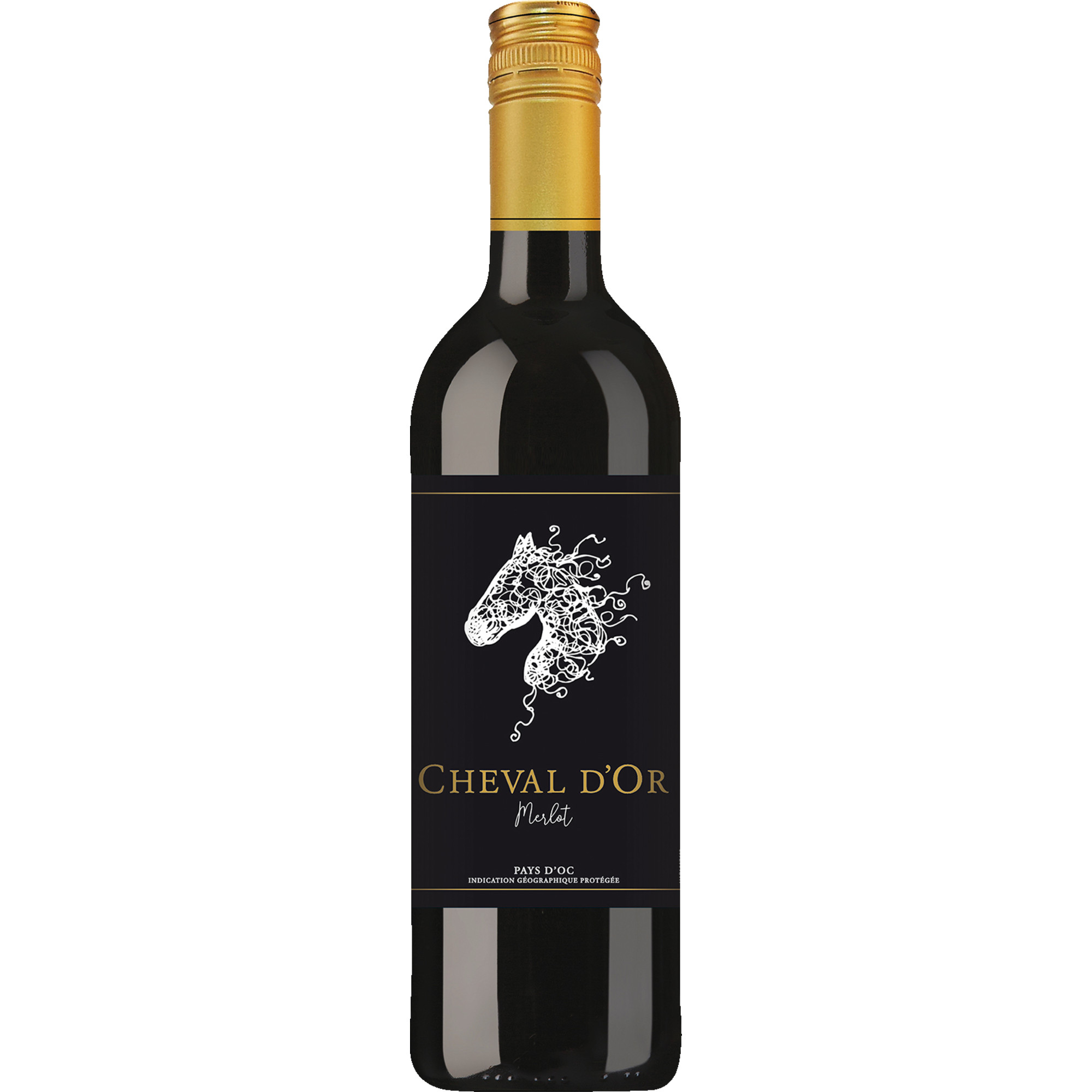 Cheval d'Or Merlot, Pay d'Oc IGP, Languedoc-Roussillon, 2025, Rotwein