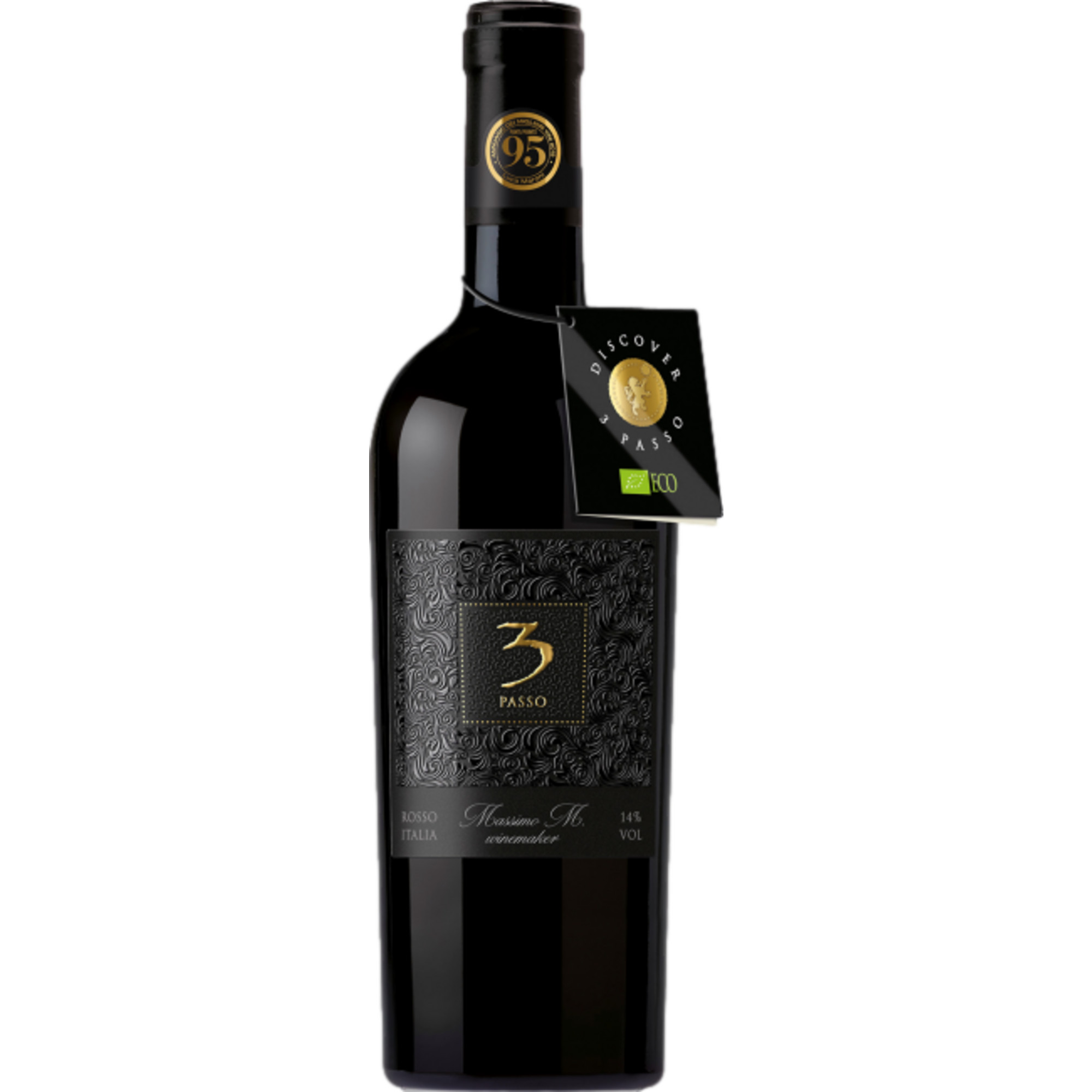 Cielo e Terra 3 Passo Rosso Bio, Vino d´Italia, Apulien, 2024, Rotwein
