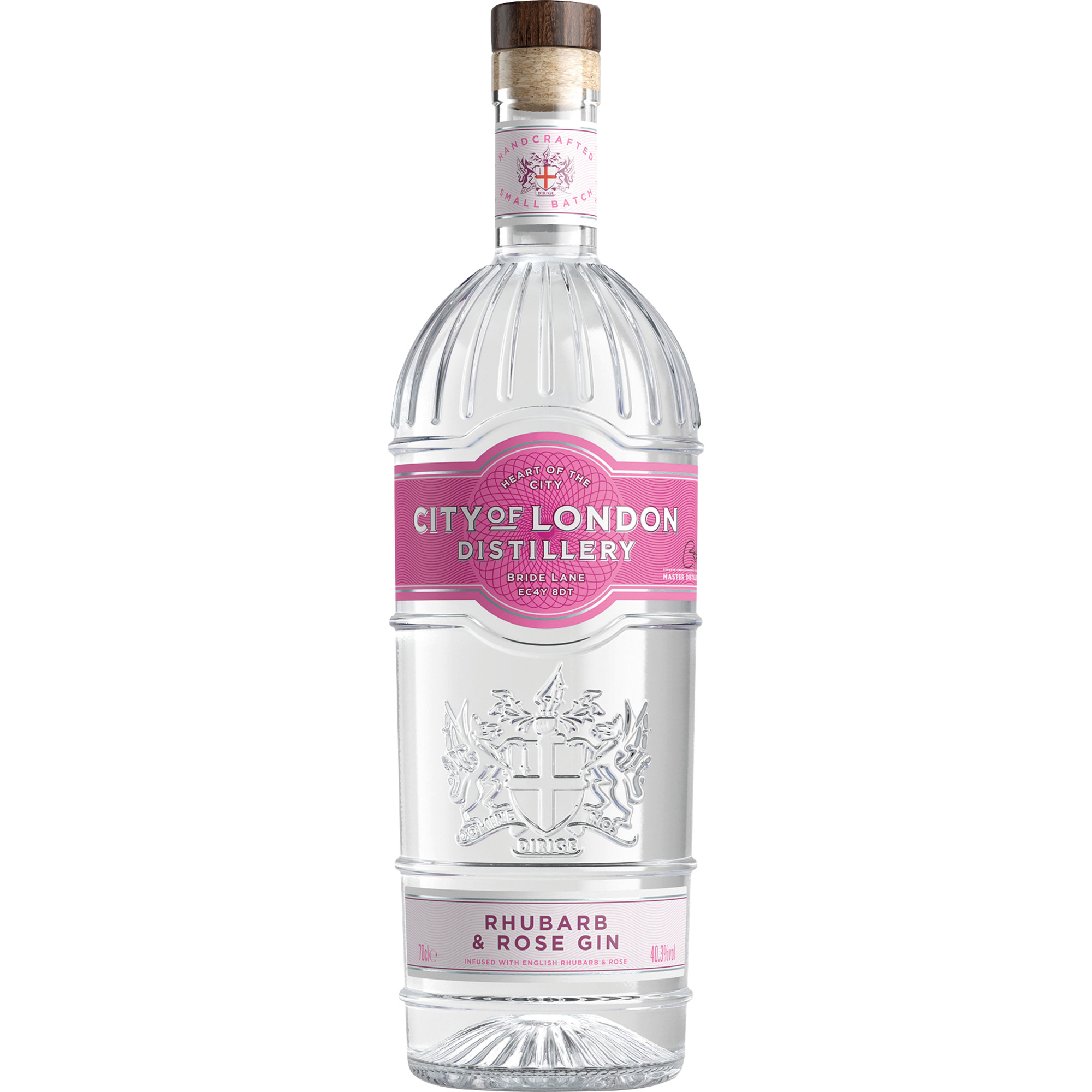 City of London Destillery Rhubarb & Rose Gin, 0,7l, 40,3%, Spirituosen