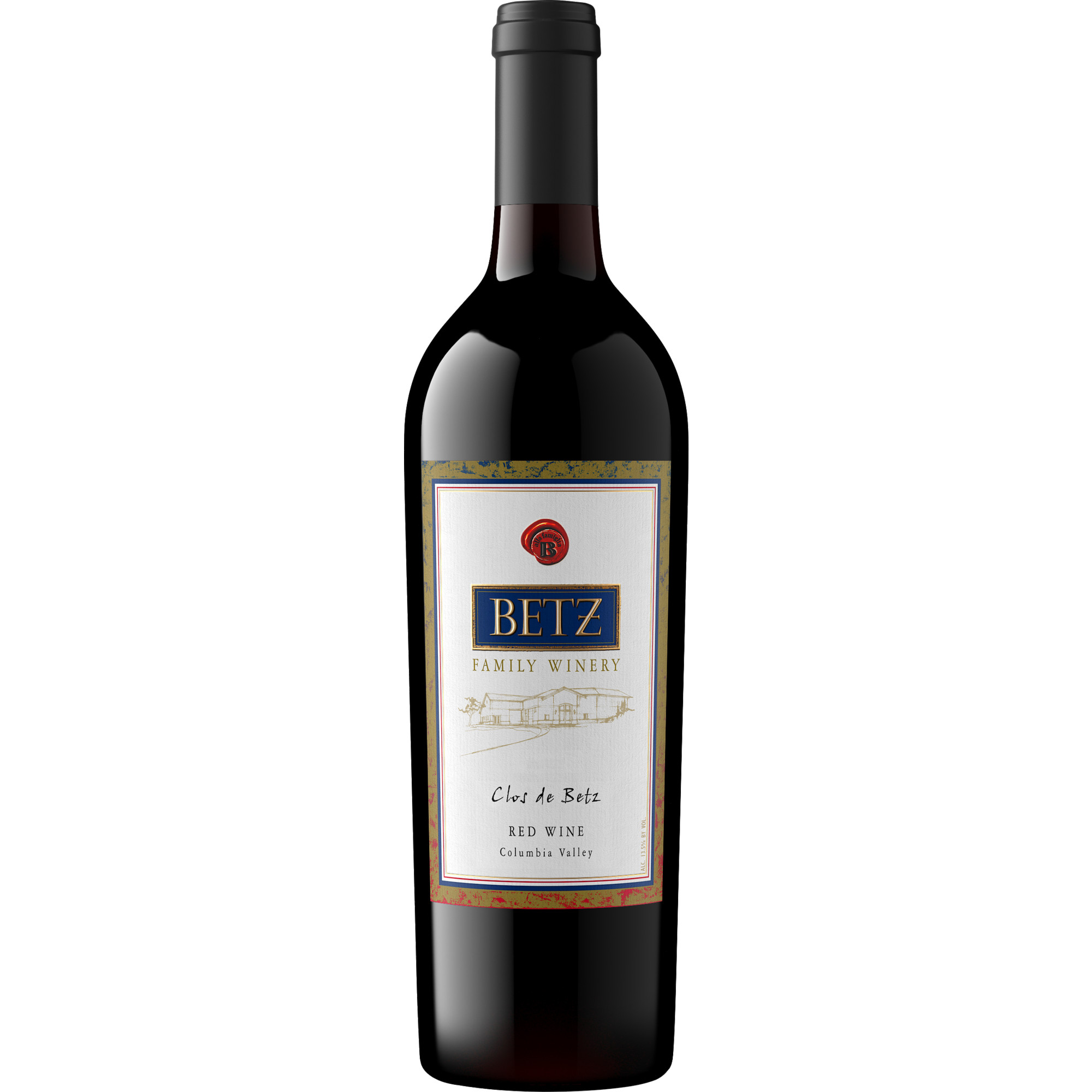 Clos de Betz Red Wine, Columbia Valley AVA, Washington, Washington, 2018, Rotwein