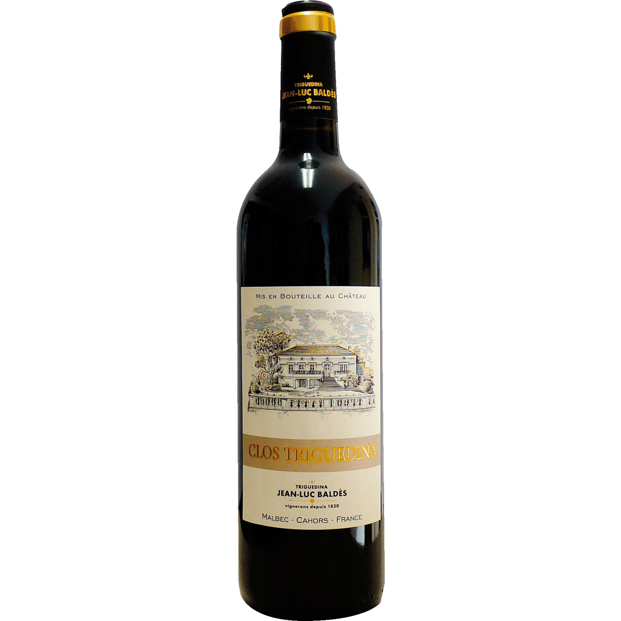 Clos Triguedina, Cahors AOP, Südwestfrankreich, 2020, Rotwein