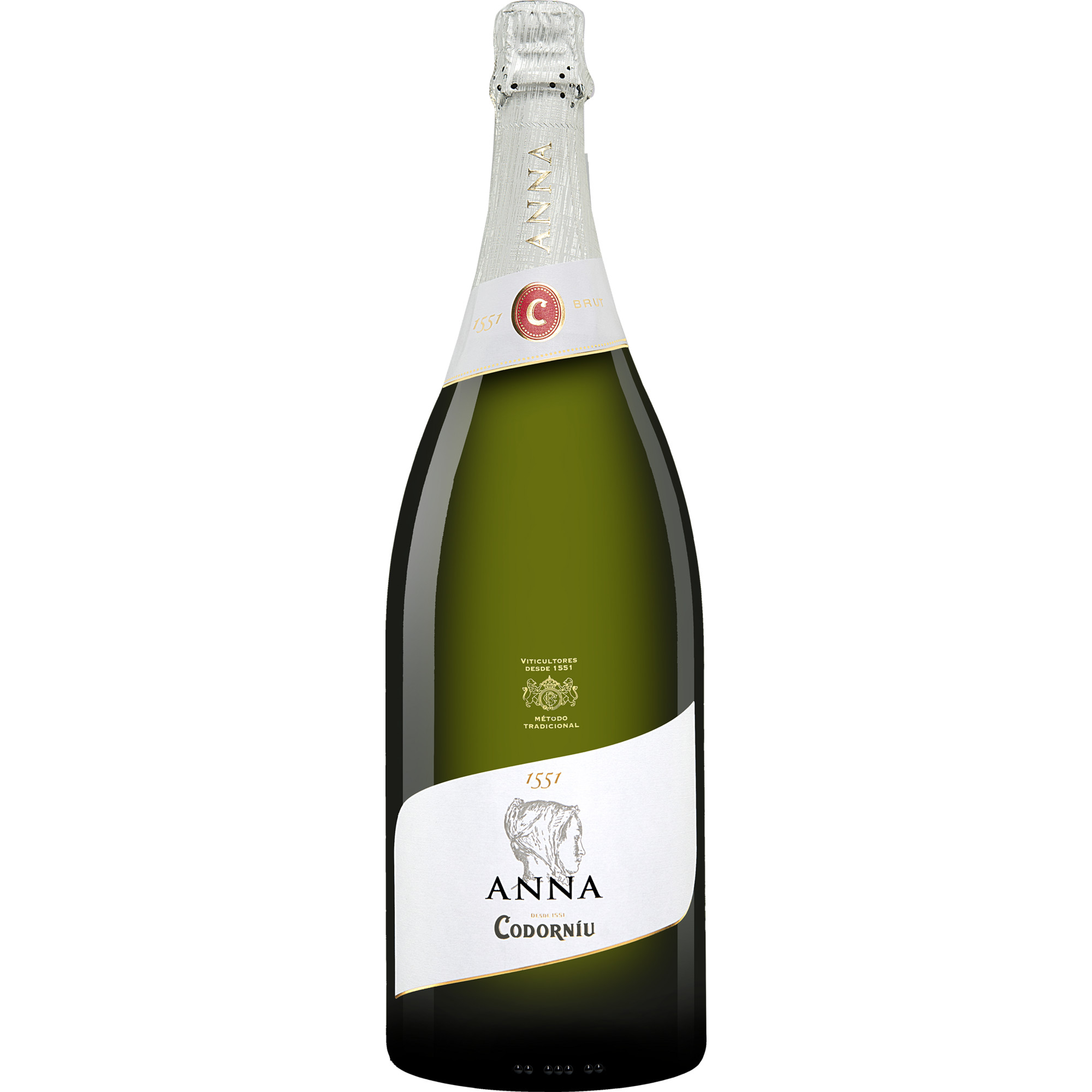 Codorníu Cava »Anna de Codorníu« - 1,5 L. Magnum Reserva 1.5L 11.5% Vol. Trocken aus Spanien