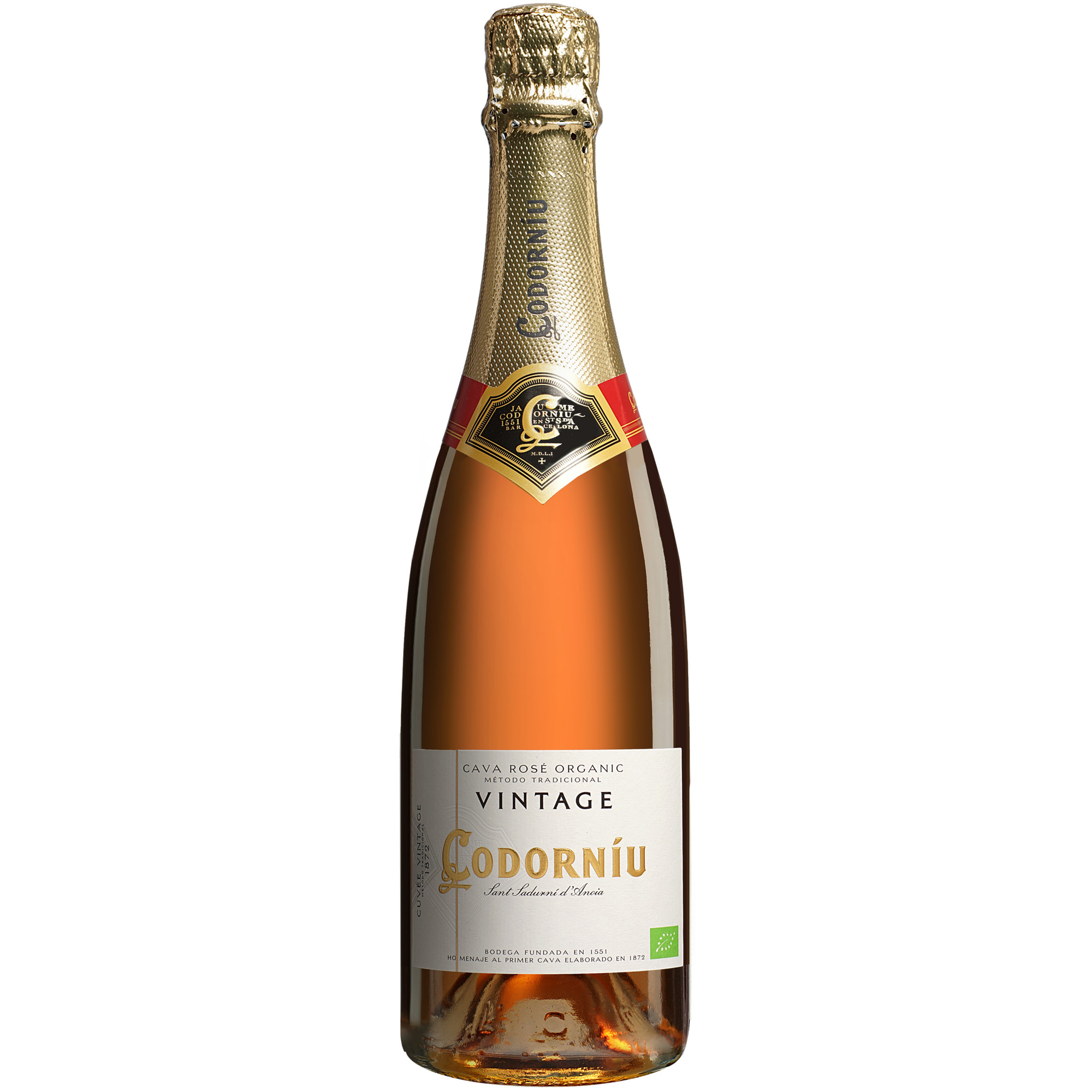 Codorníu Cava Vintage Rosado Brut 0.75L 11.5% Vol. Trocken aus Spanien