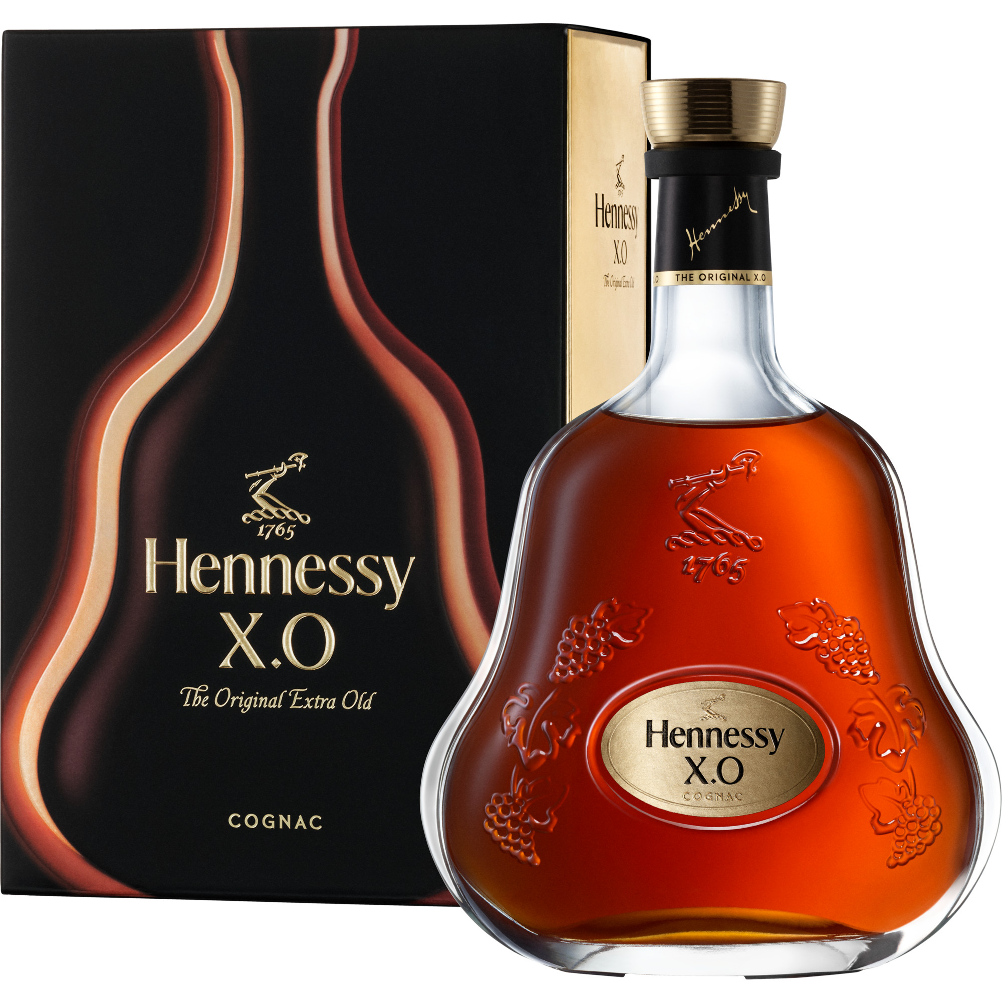 Cognac Hennessy XO, Cognac AOP, 0,7 L, 40% Vol., Geschenketui, Spirituosen