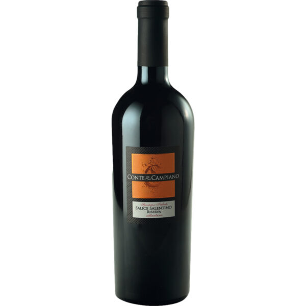 Conte di Campiano Salice Salentino Riserva, Salice Salentino DOC, Apulien, 2017, Rotwein
