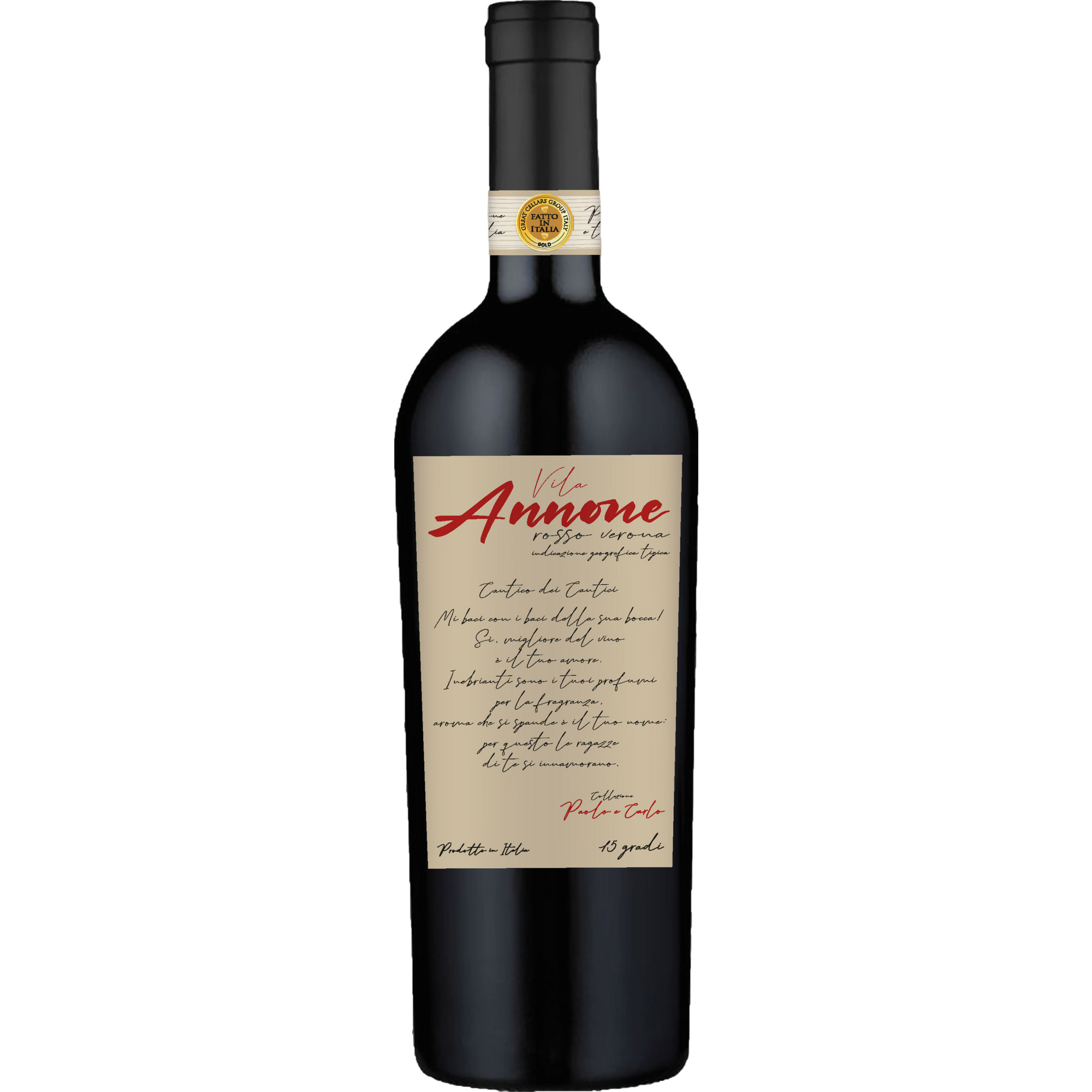 Conte di Campiano Vila Annone, Verona IGT, Venetien, 2023, Rotwein