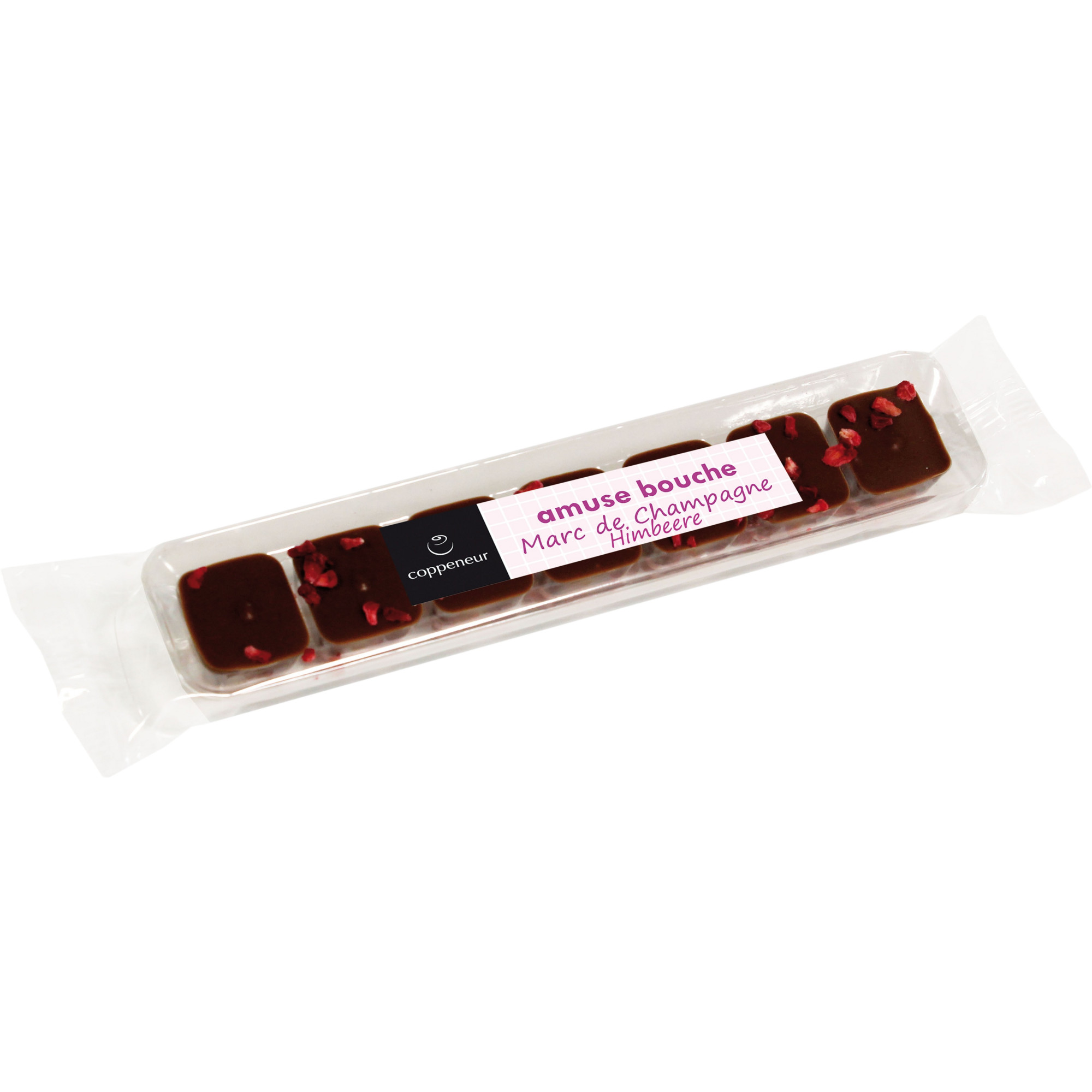 Coppeneur Amuse Bouche Marc de Champagne Himbeere, Marc de Champagne mit Himbeergeschmack, 31 g, Food