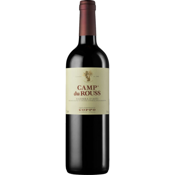 Coppo Camp du Rouss Barbera d’Asti, Barbera d'Asti DOCG, Piemont, 2023, Rotwein