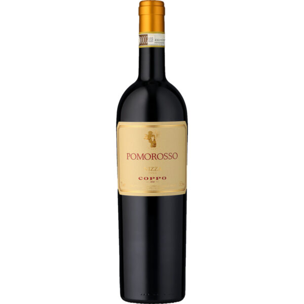 Coppo Pomorosso Barbera, Nizza DOCG, 1er Holzkiste, Piemont, 2021, Rotwein