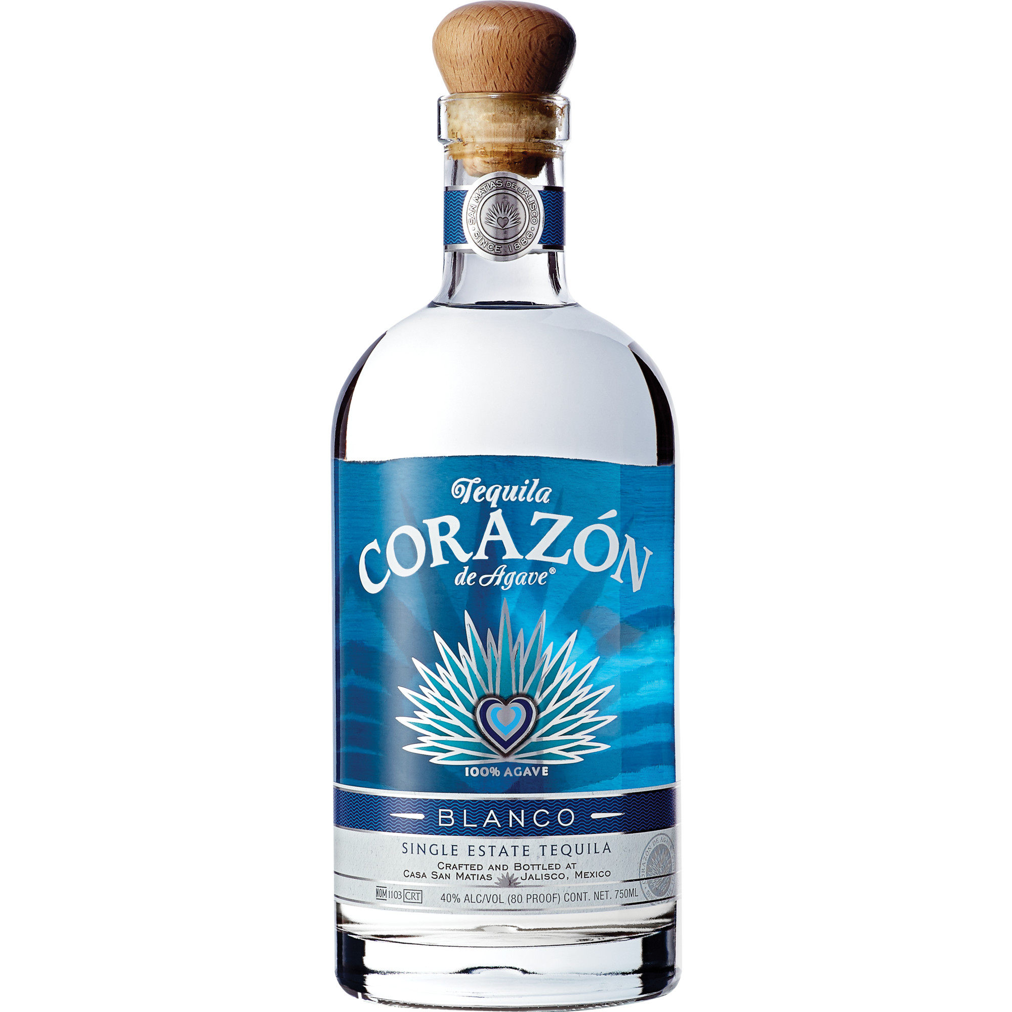 Corazon Blanco Tequila, 0,7L, 40% Vol., Spirituosen