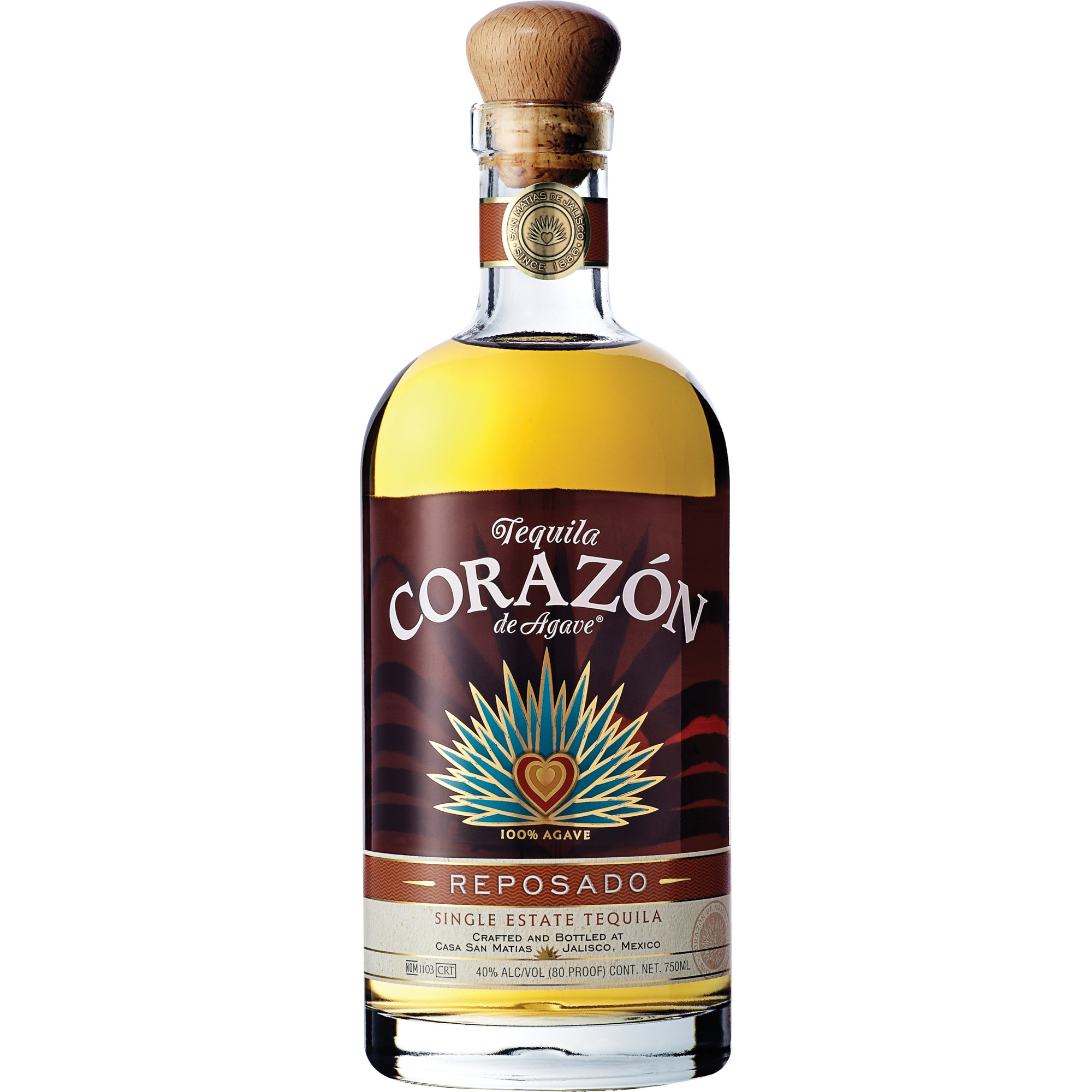 Corazon Tequila Reposado, 0,7L, 40% Vol., Spirituosen