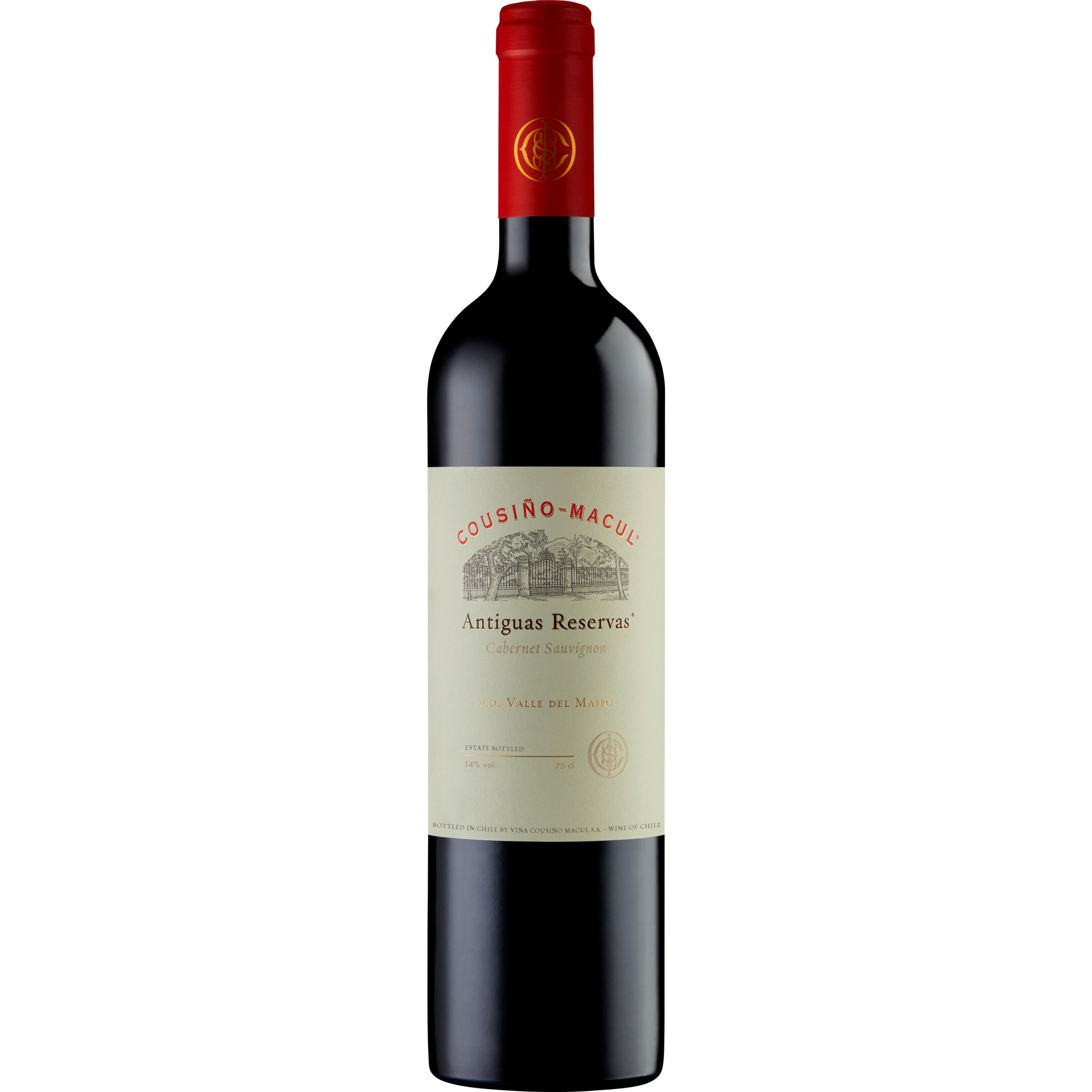 Cousiño-Macul Cabernet S. Antiguas Reservas, Valle del Maipo, Valle Central, 2020, Rotwein
