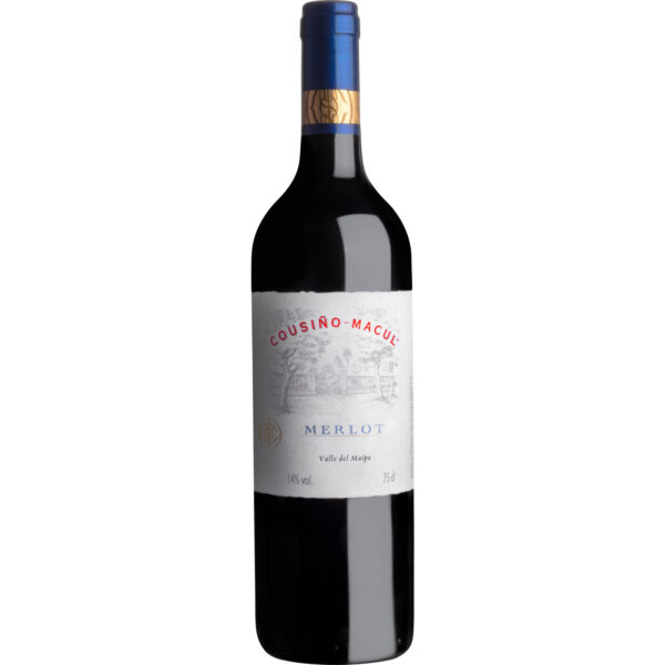 Cousiño-Macul Merlot, Valle del Maipo, Maipo Valley, 2022, Rotwein