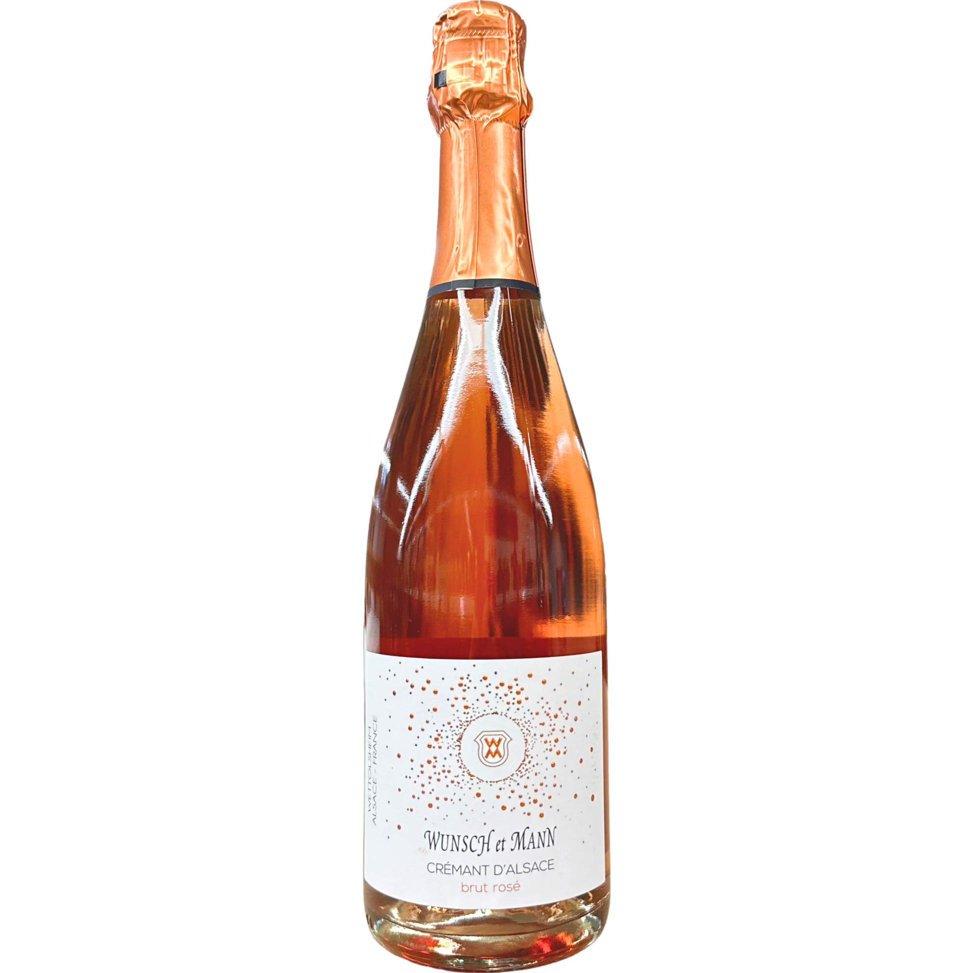 Crémant d'Alsace Brut Rosé Bio, Brut, Alsace AOC, Elsass, 2023, Schaumwein