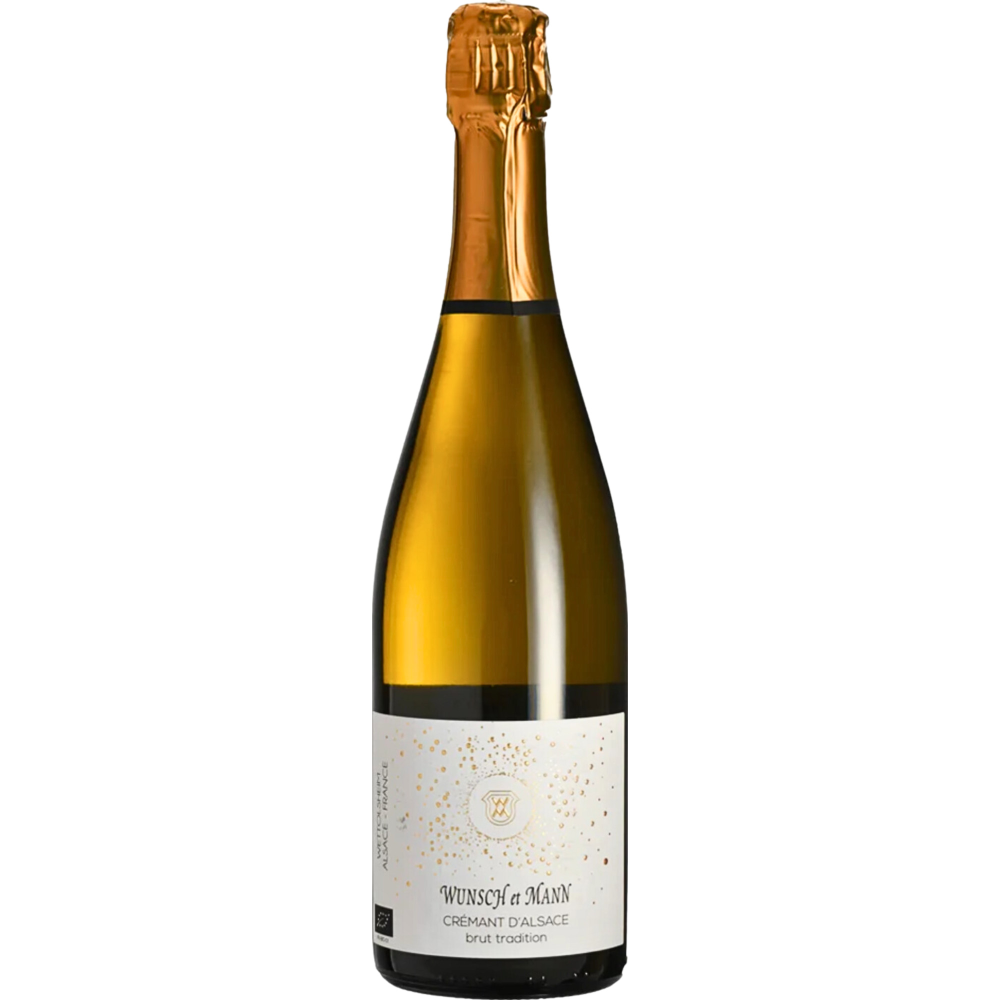 Crémant d'Alsace Brut Tradition Bio, Brut, Alsace AOC, Elsass, 2022, Schaumwein