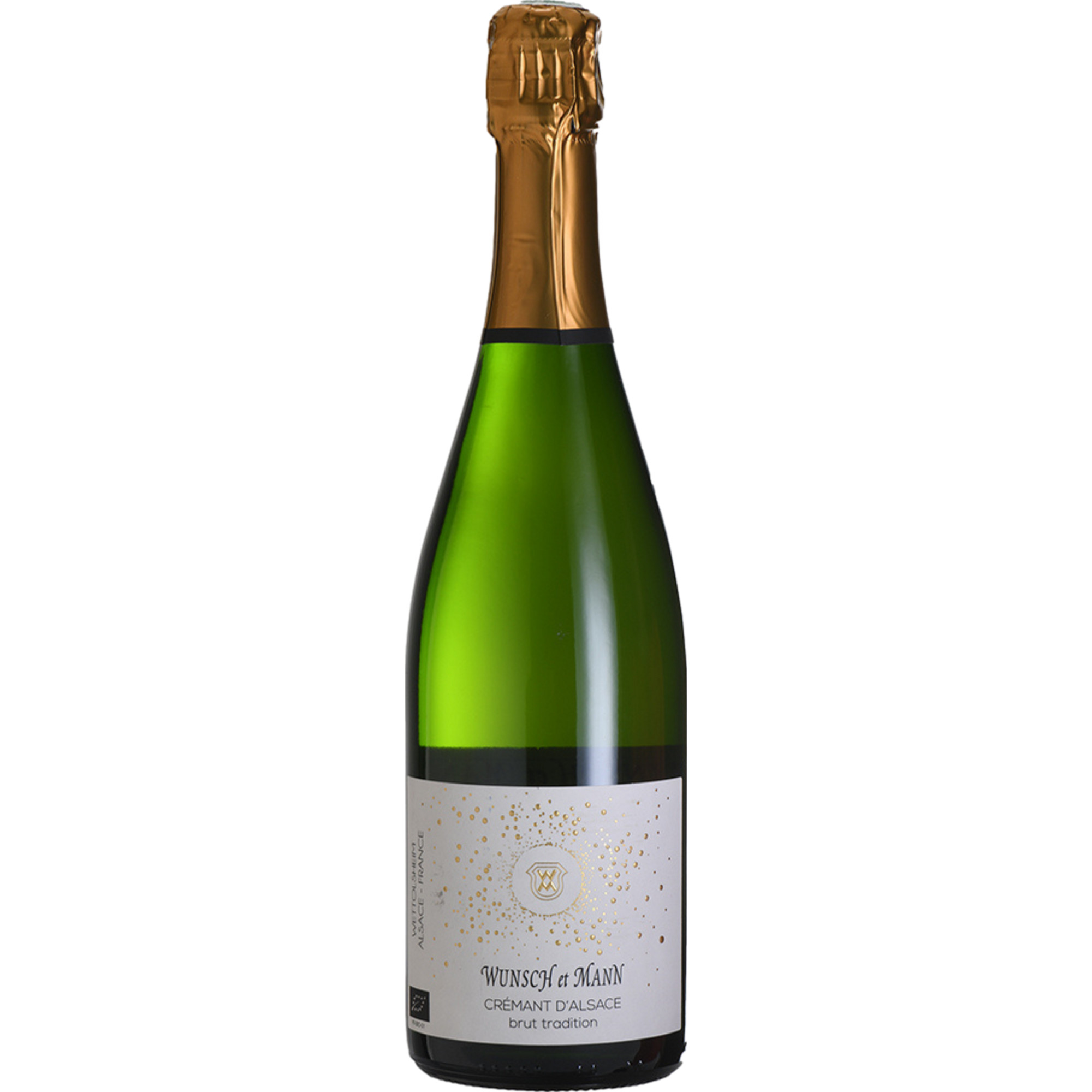 Crémant d'Alsace Tradition Bio, Brut, Crémant d'Alsace AOC, 0,375 L, Elsass, 2022, Schaumwein