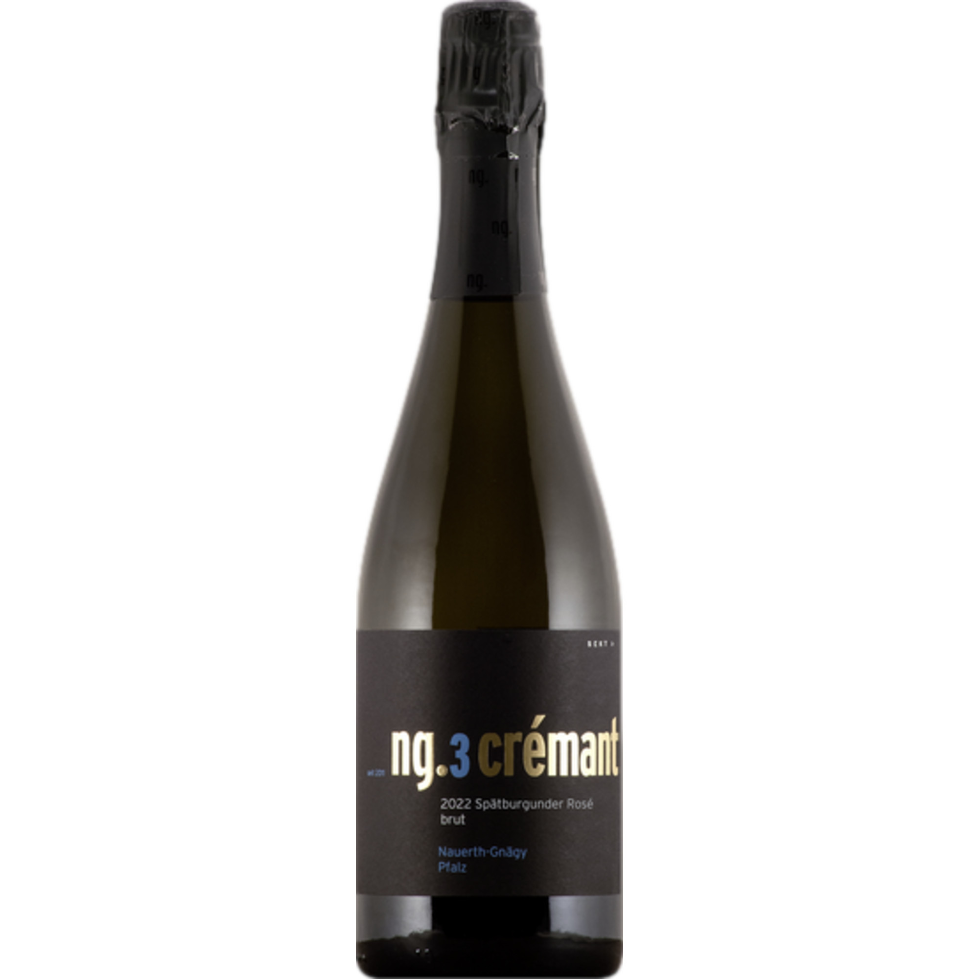 Crémant Spätburgunder Rosé ng.3, Brut, Pfalz, Pfalz, 2022, Schaumwein