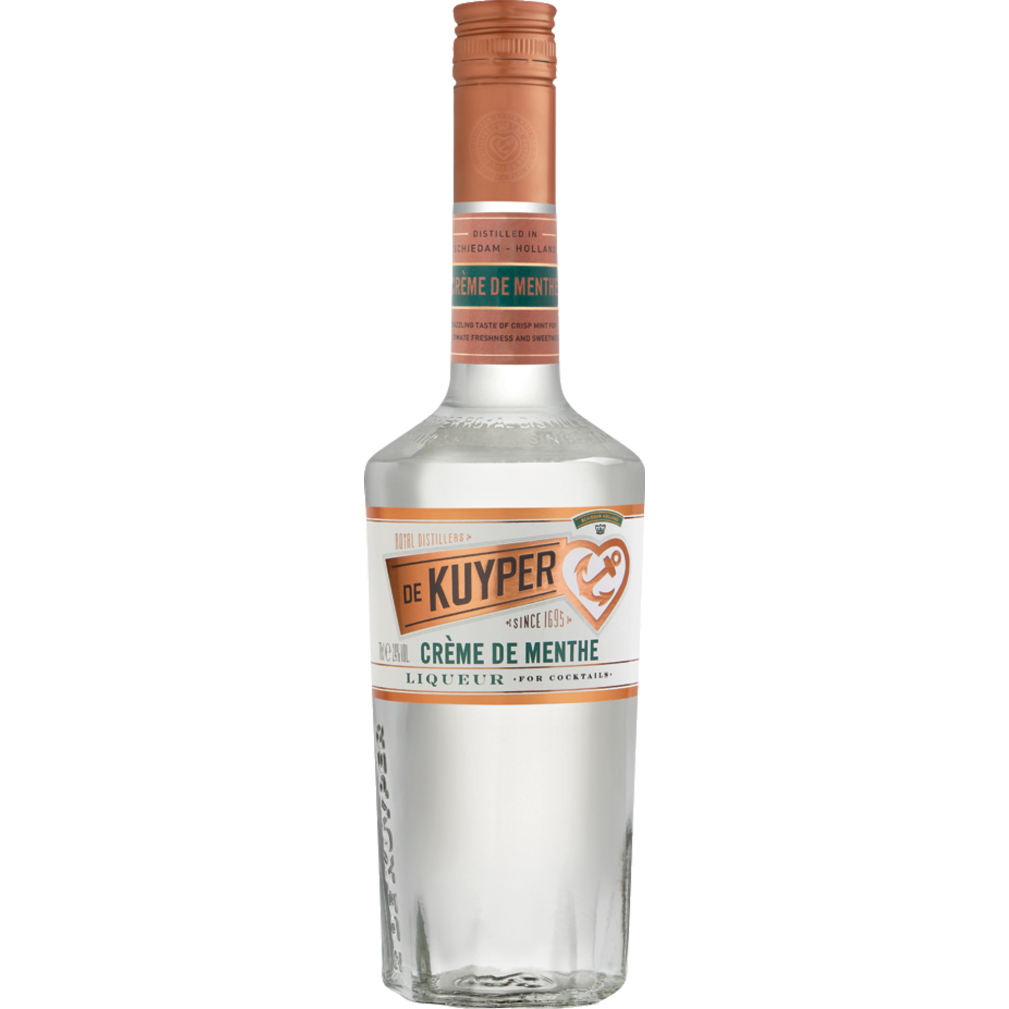 Creme de Menthe DeKuyper, 0,7L, 24% Vol., Spirituosen