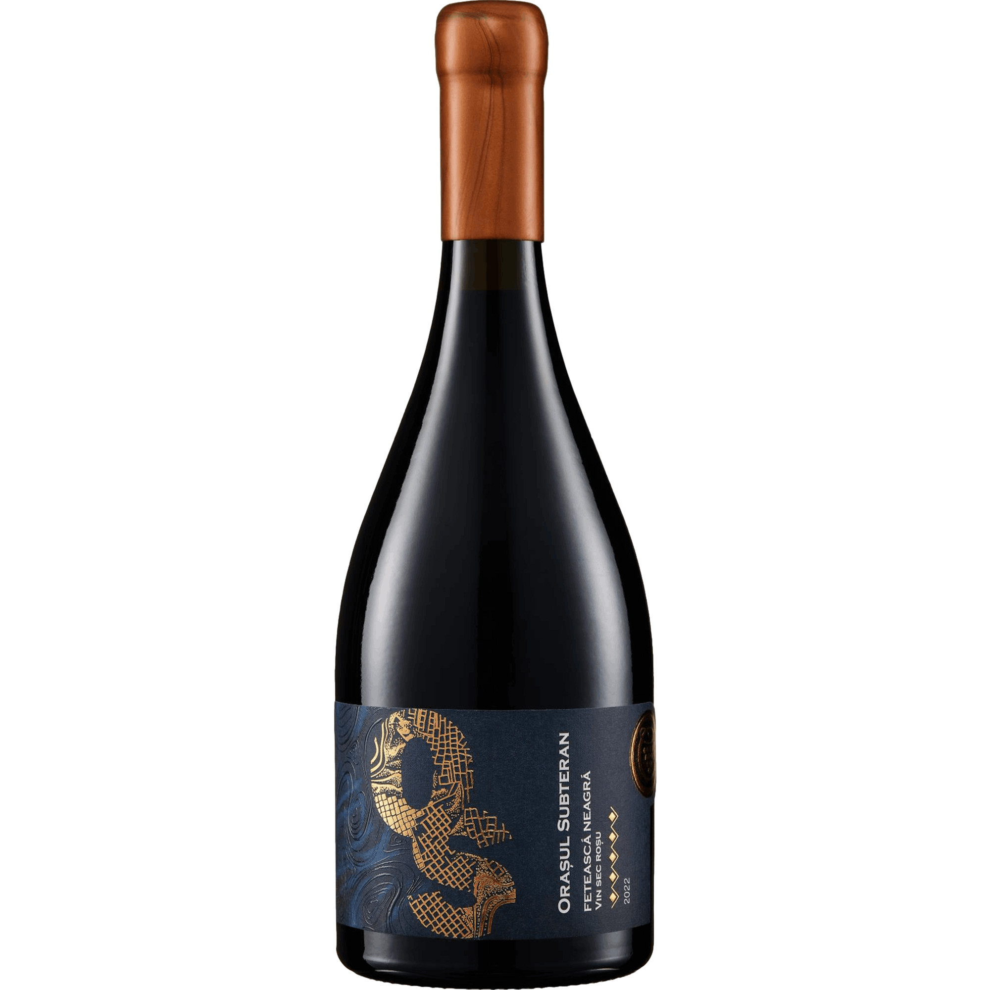 Cricova Orasul Subteran Feteasca Neagra, IGP Codru, Codru, 2024, Rotwein