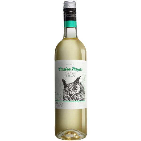 Cuatro Rayas Verdejo Organic 2025 0.75L 13% Vol. Weißwein Trocken aus Spanien