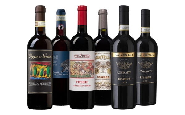 Das Beste aus der Toskana Weinpaket - die Weinbörse