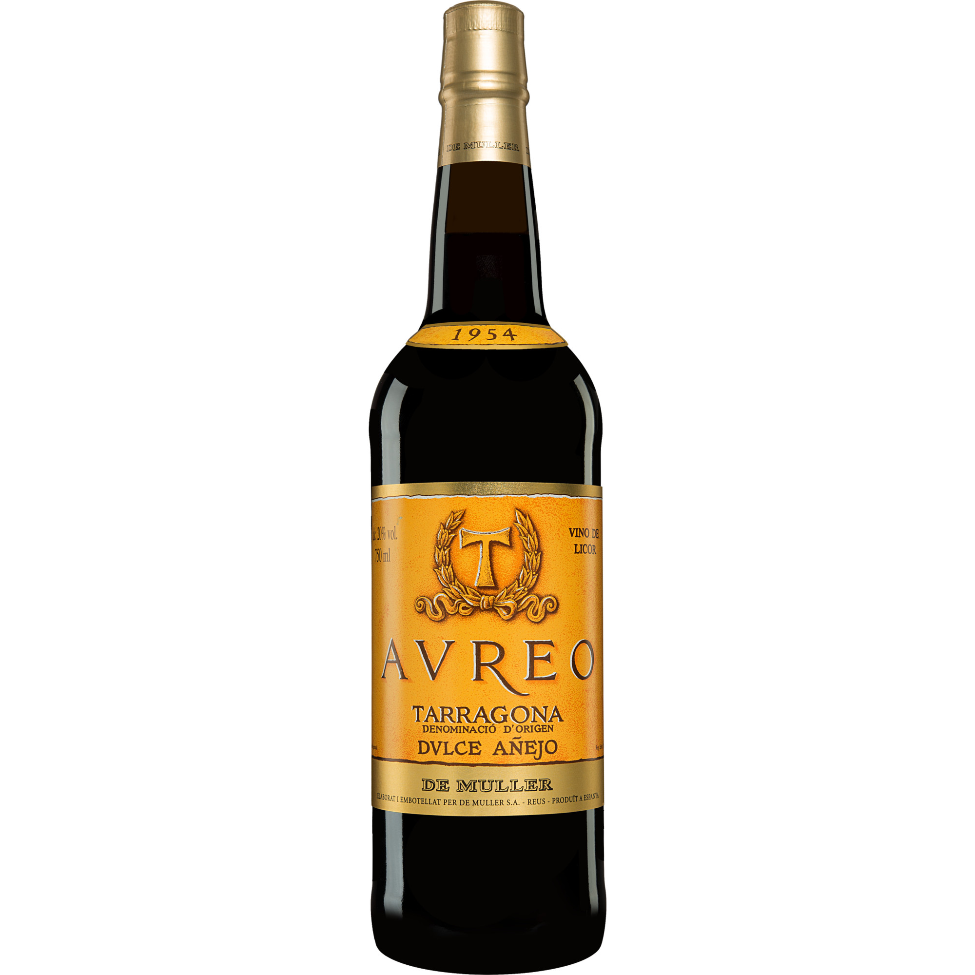De Muller »Aureo« Dulce 0.75L 20% Vol. Sehr Süß aus Spanien